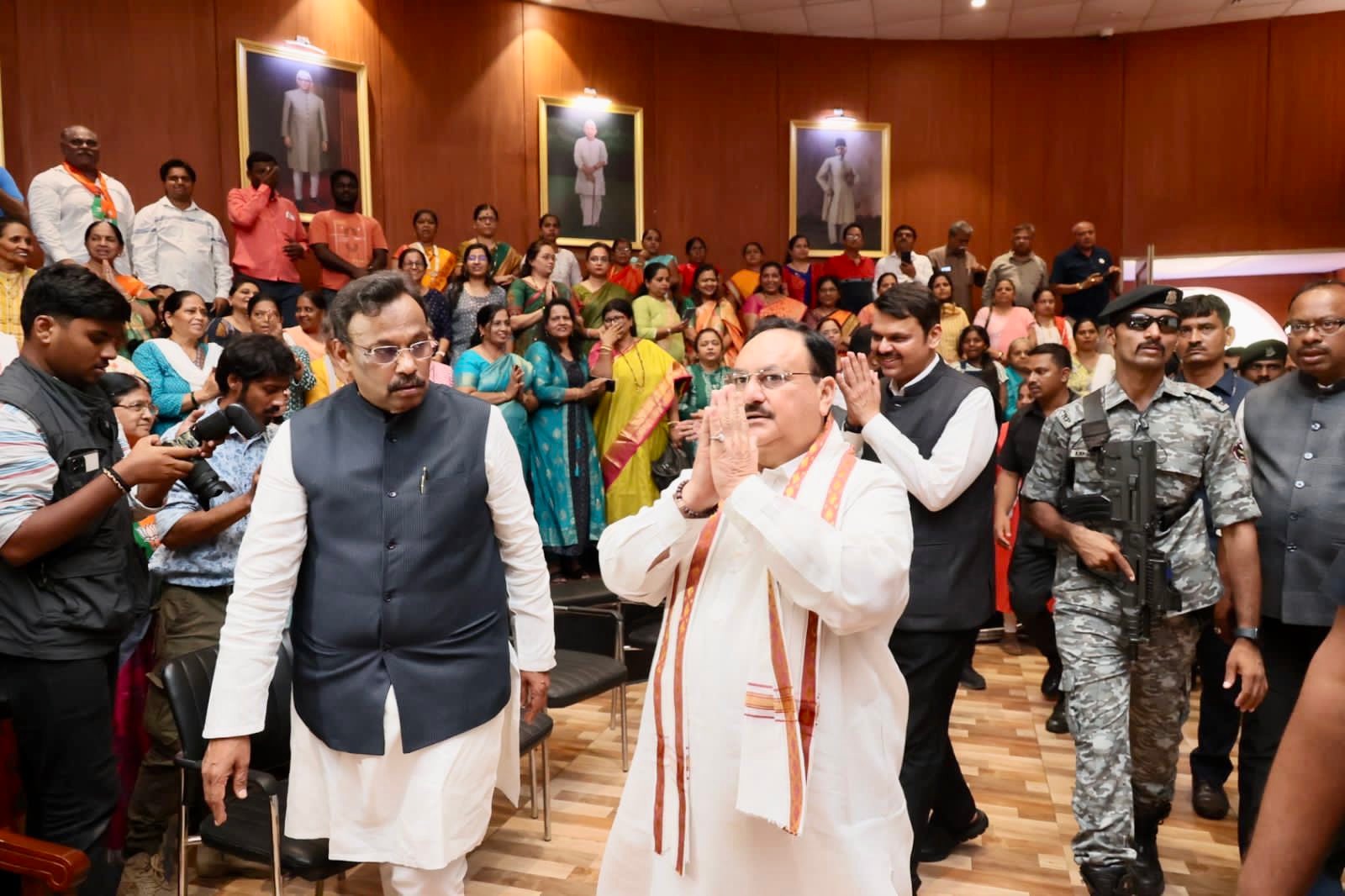 BJP National President Shri J.P. Nadda visited Atal Smriti Udyan in Borivali (Mumbai)