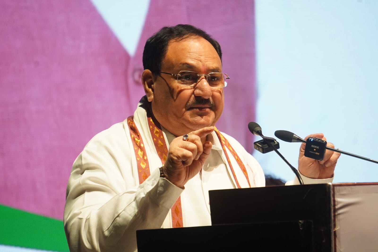 BJP National President Shri J.P. Nadda addressing meeting of Mumbai Morcha Aghadi in Vile Parle West (Mumbai)