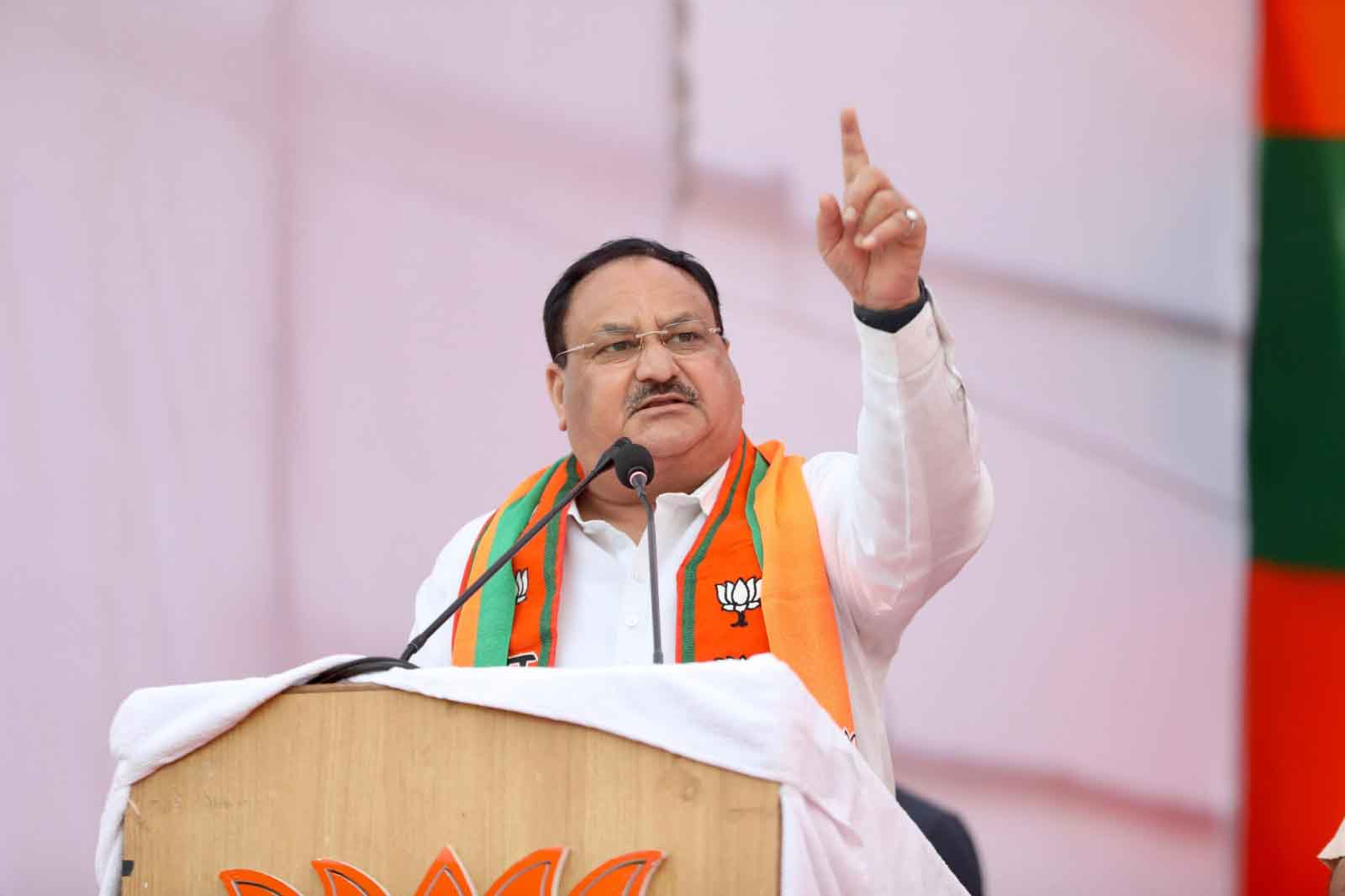 BJP National President Shri J.P. Nadda addressing a public meeting in Ambikapur, Sarguja (Chhattisgarh)