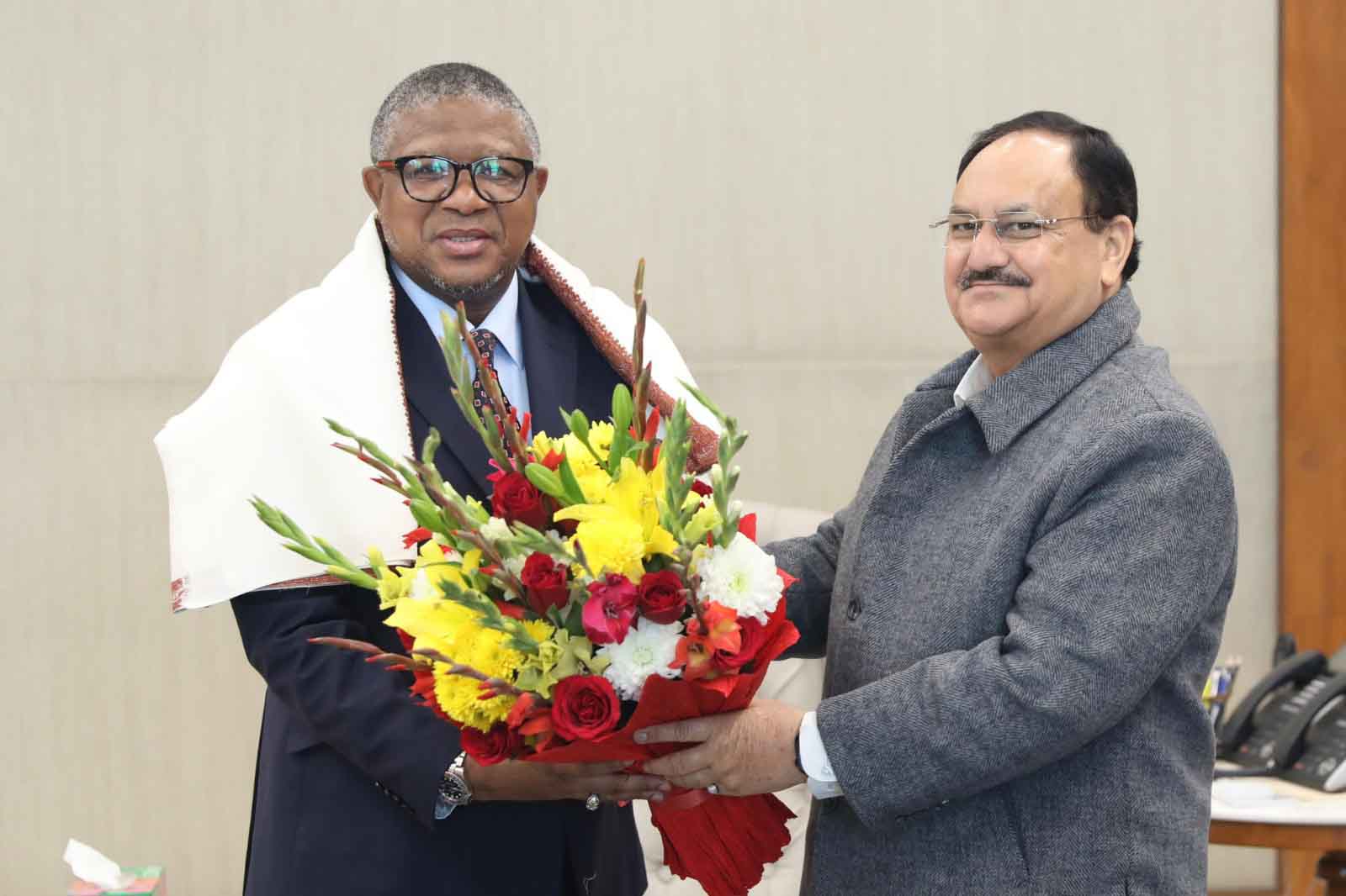 A delegation of South Africa’s ruling party, the African National Congress, met BJP National President Shri JP Nadda at BJP HQ in New Delhi