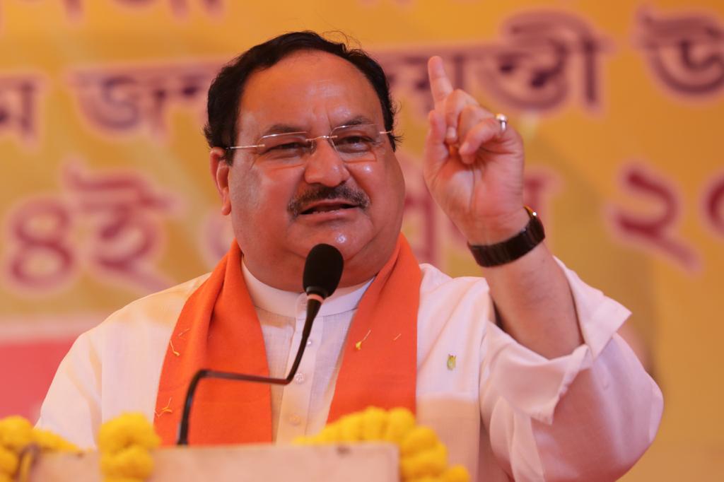  BJP National President Shri J.P. Nadda paid floral tributes to Bharat Ratna Baba Sahab Bheem Rao Ambedkar on his jayanti in Kolkata (West Bengal)