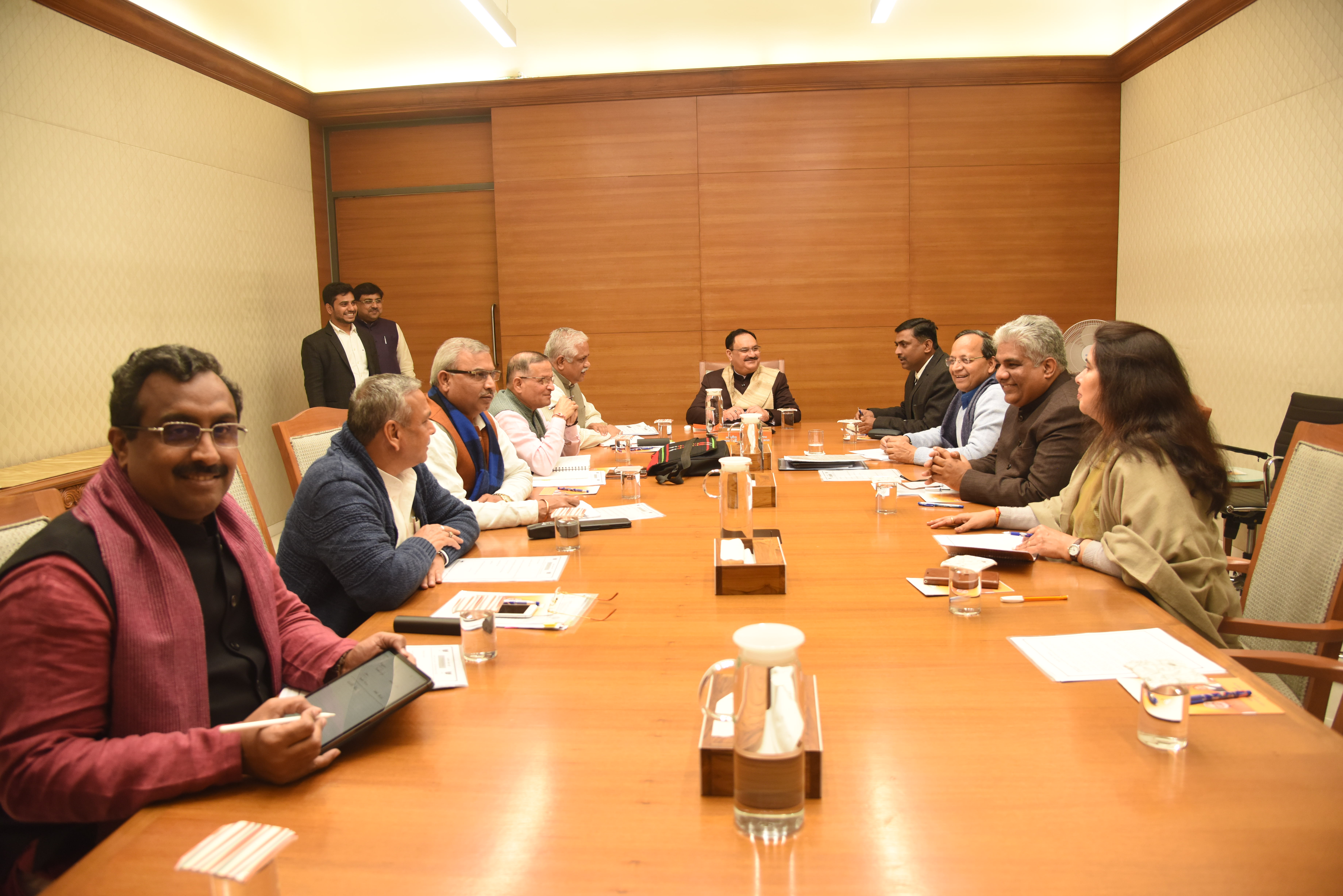 Photographs : Meeting of BJP National General Secretaries chaired by BJP National President Shri J.P. Nadda at BJP HQ, 6A DDU Marg, New Delhi