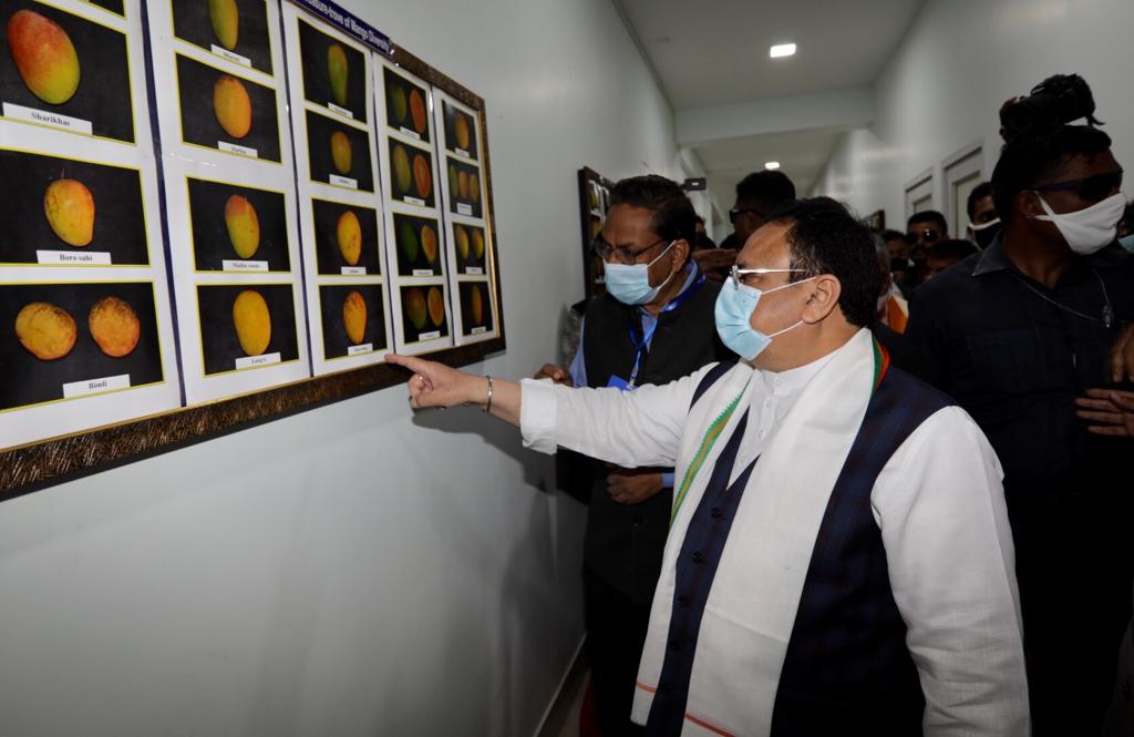 Photographs : BJP National President Shri J.P. Nadda visited Central Institute for Subtropical Horticulture in Malda (West Bengal)