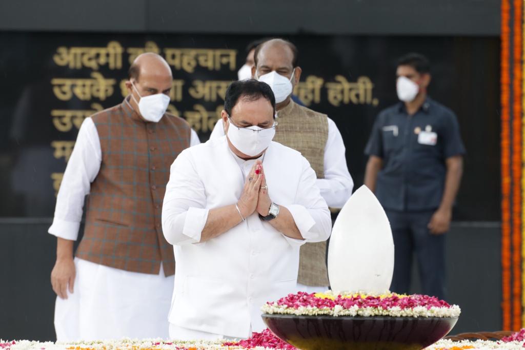 Photographs : Pushpanjli & Prayer Meeting on 2nd punyatithi of Bharat Ratna & Former PM Sh Atal Bihari Vajpayee at Sadaiv Atal, Near Vijay Ghat, New Delhi