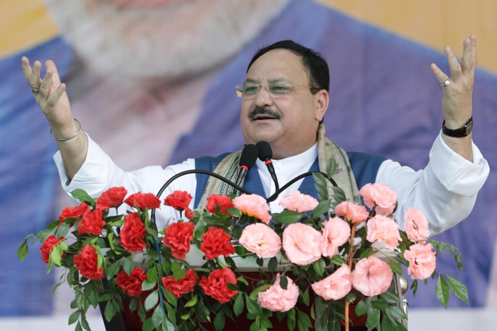 Photographs : BJP National President Shri J.P. Nadda addressing public rallies in Bihar