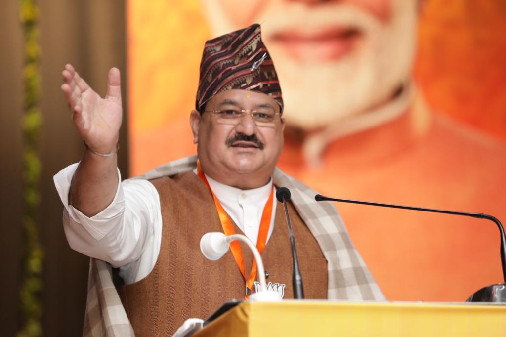 Photographs : BJP National President Shri J.P. Nadda will addressing Intellectuals meet at IRDT Auditorium, Survey Chowk, Dehradun