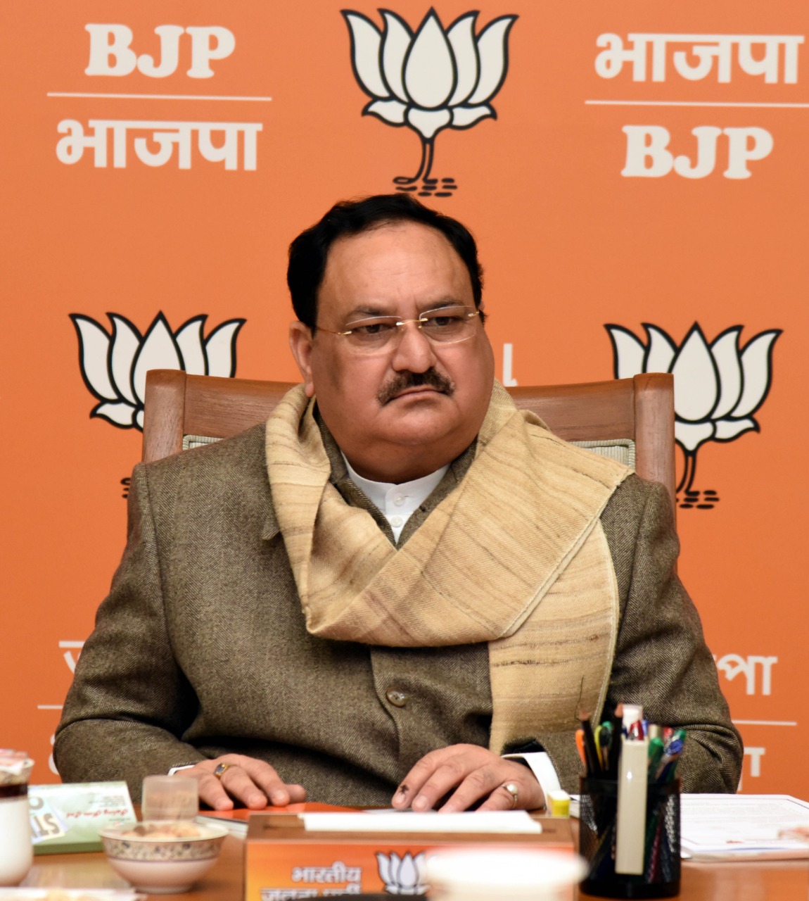 Photographs : BJP National President Shri J.P. Nadda chaired meeting of BJP National General Secretaries at BJP HQ, 6A DDU Marg, New Delhi