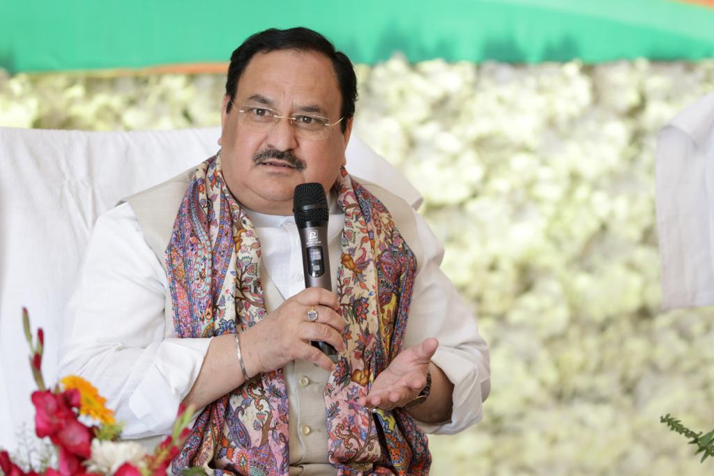  BJP National President Shri J.P. Nadda addressing MPs and MLAs of Kashi region in Varanasi (Uttar Pradesh)