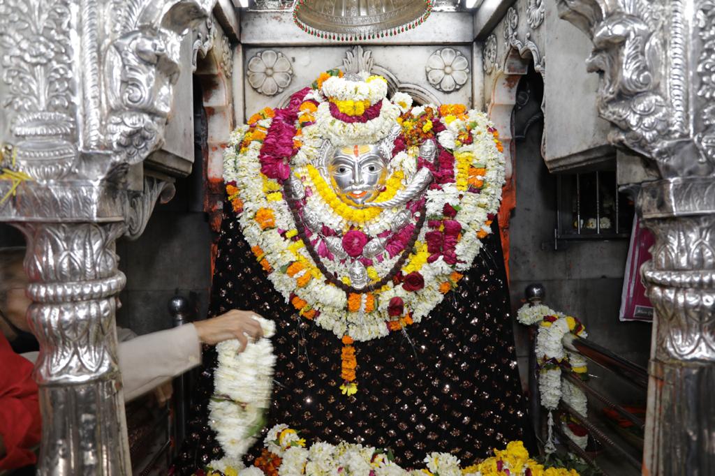  Hon'ble BJP National President Shri J.P. Nadda offered prayers at Kaal Bhairav temple in Varanasi (U.P.).