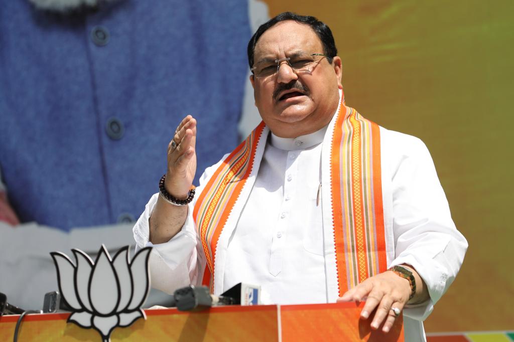  BJP National President Shri J.P. Nadda flagged-off Covid relief materials for Himachal Pradesh under BJP’s ‘Seva Hi Sangathan 2.0’ campaign