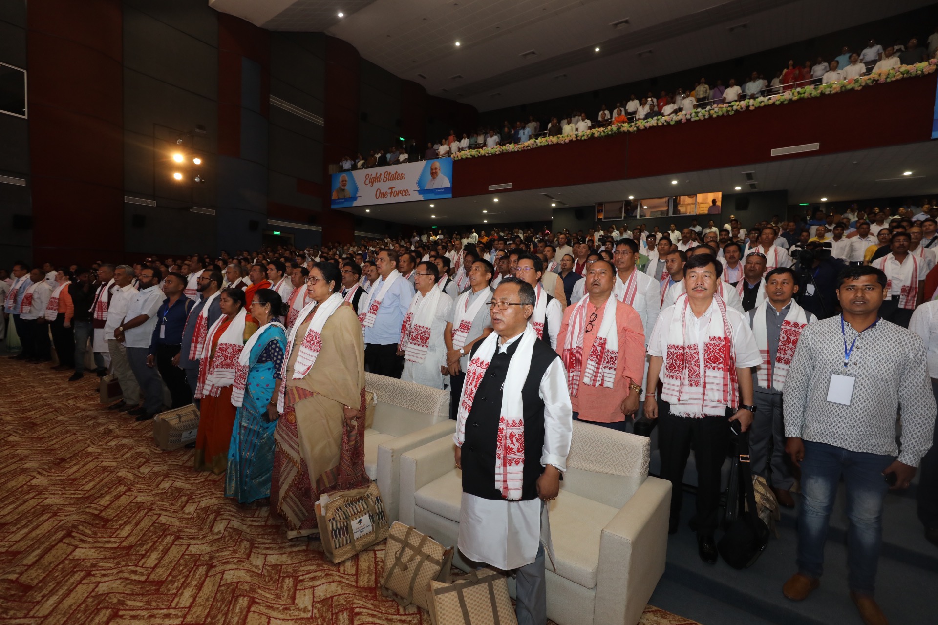 Hon'ble Union Home Minister, Shri Amit Shah addressing 4th Conclave of NEDA (North East Democratic Alliance) in Guwahati (Assam)