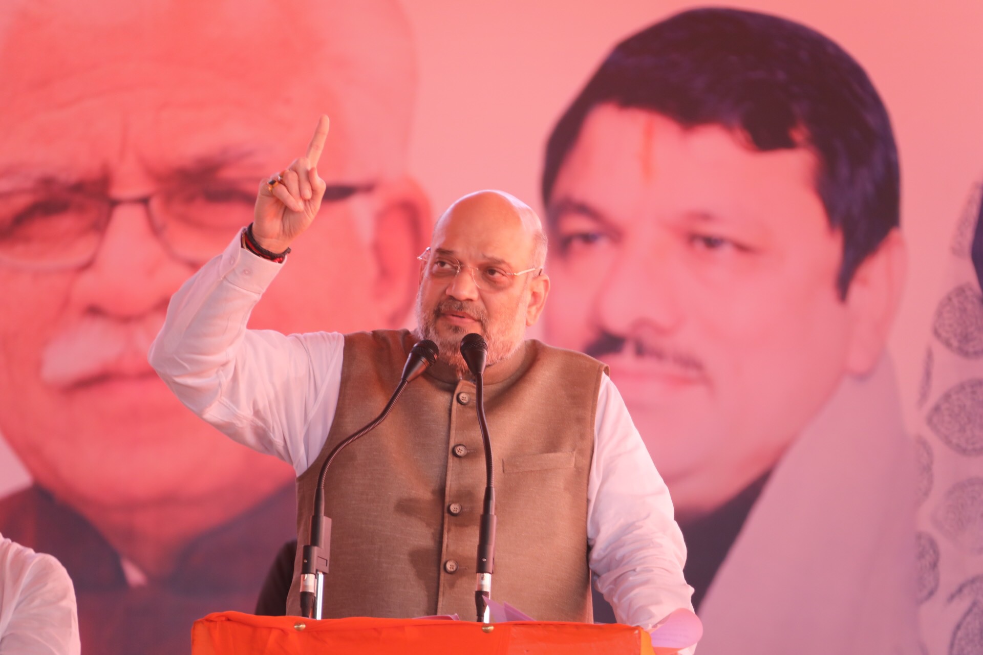 Hon'ble Union Home Minister and BJP National President Shri Amit Shah addressingpublic meeting in Bahadurgarh (Haryana)