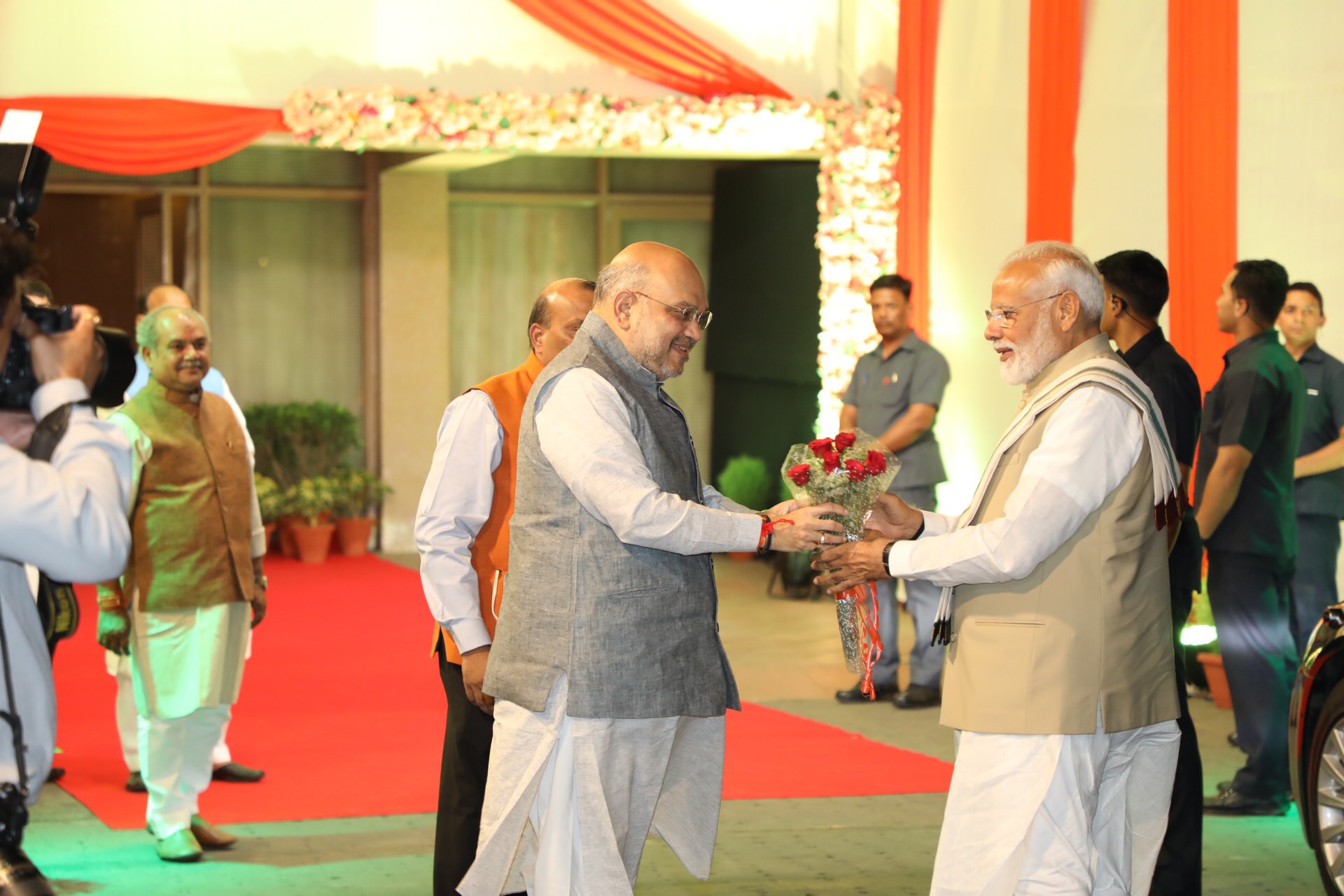 Meeting of NDA Leaders at Hotel Ashoka, New Delhi