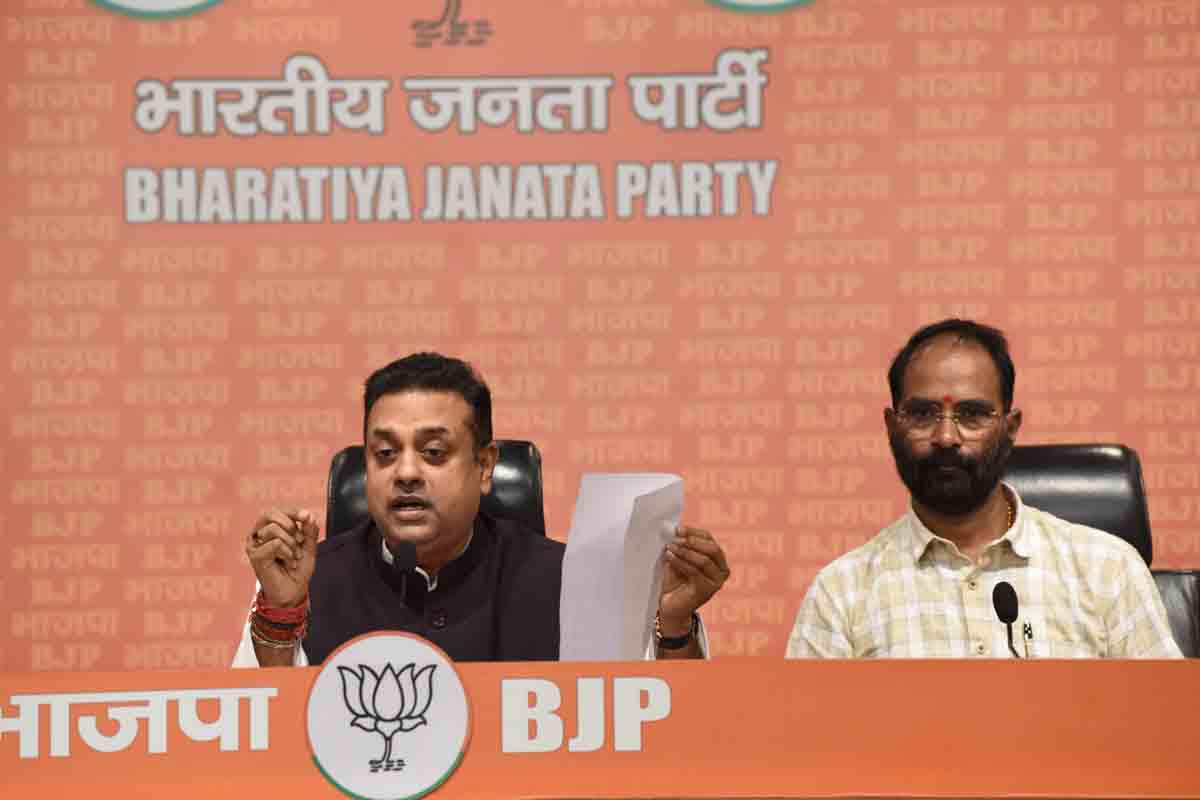 Press conference of BJP National Spokesperson Dr. Sambit Patra (M.P.)