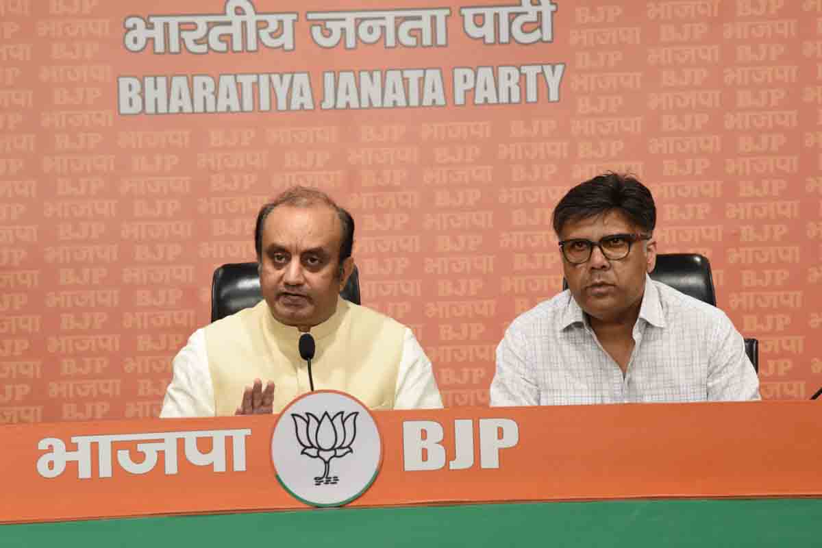 Press conference of BJP National Spokesperson Dr. Sudhanshu Trivedi (MP)