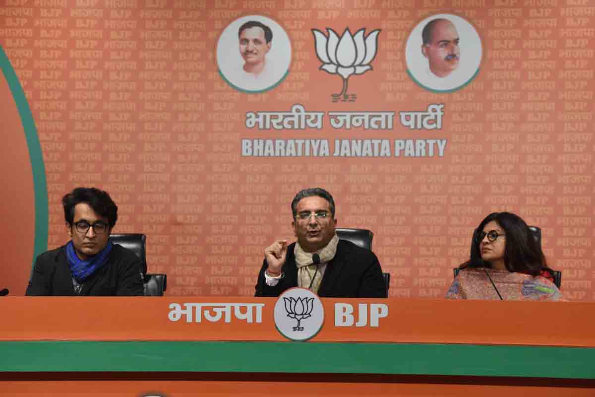 Press conference of BJP National Spokesperson Shri Gaurav Bhatia.