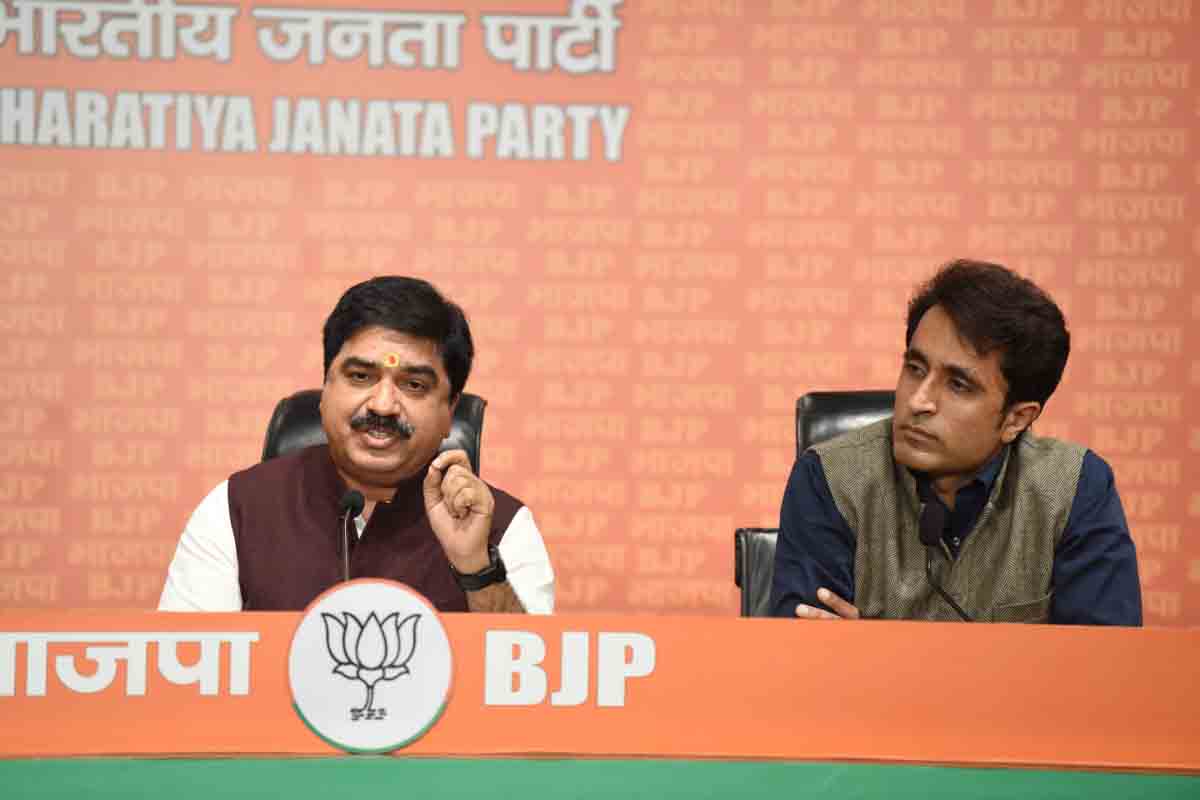 Press conference of BJP National Spokesperson Shri Prem Shukla