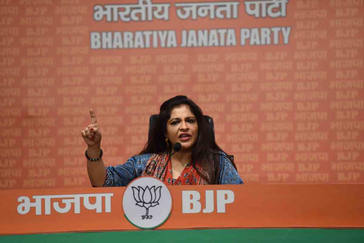 Press conference of BJP National Spokesperson Smt. Shazia ilmi