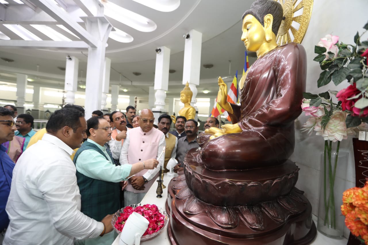  BJP Working President, Shri J.P. Nadda visit Deeksha Bhoomi in Nagpur