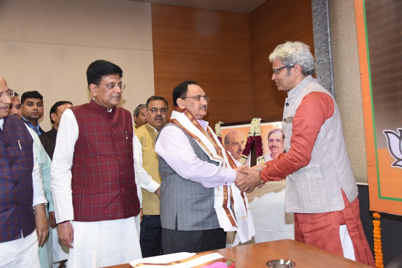 Photographs : BJP National President Shri J.P. Nadda inaugurating BJP Sahyog Programme at BJP HQ,6A DDU Marg, New Delhi on 03.03.2020