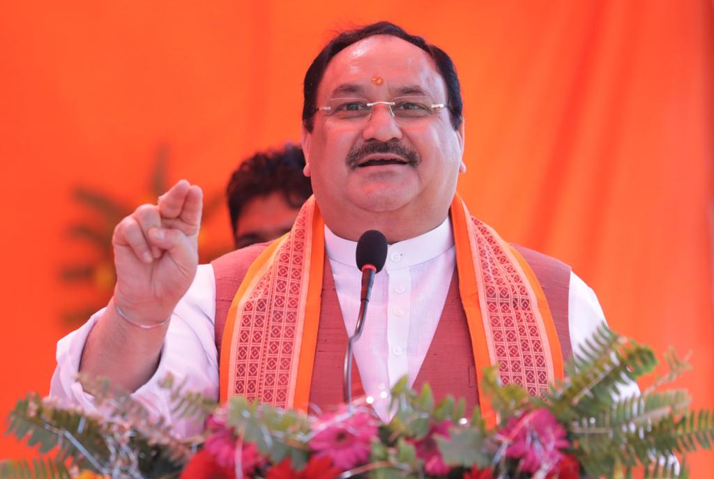  BJP National President Shri J.P. Nadda addressing Mandal Incharges & Mandal Presidents in Varanasi (Uttar Pradesh)