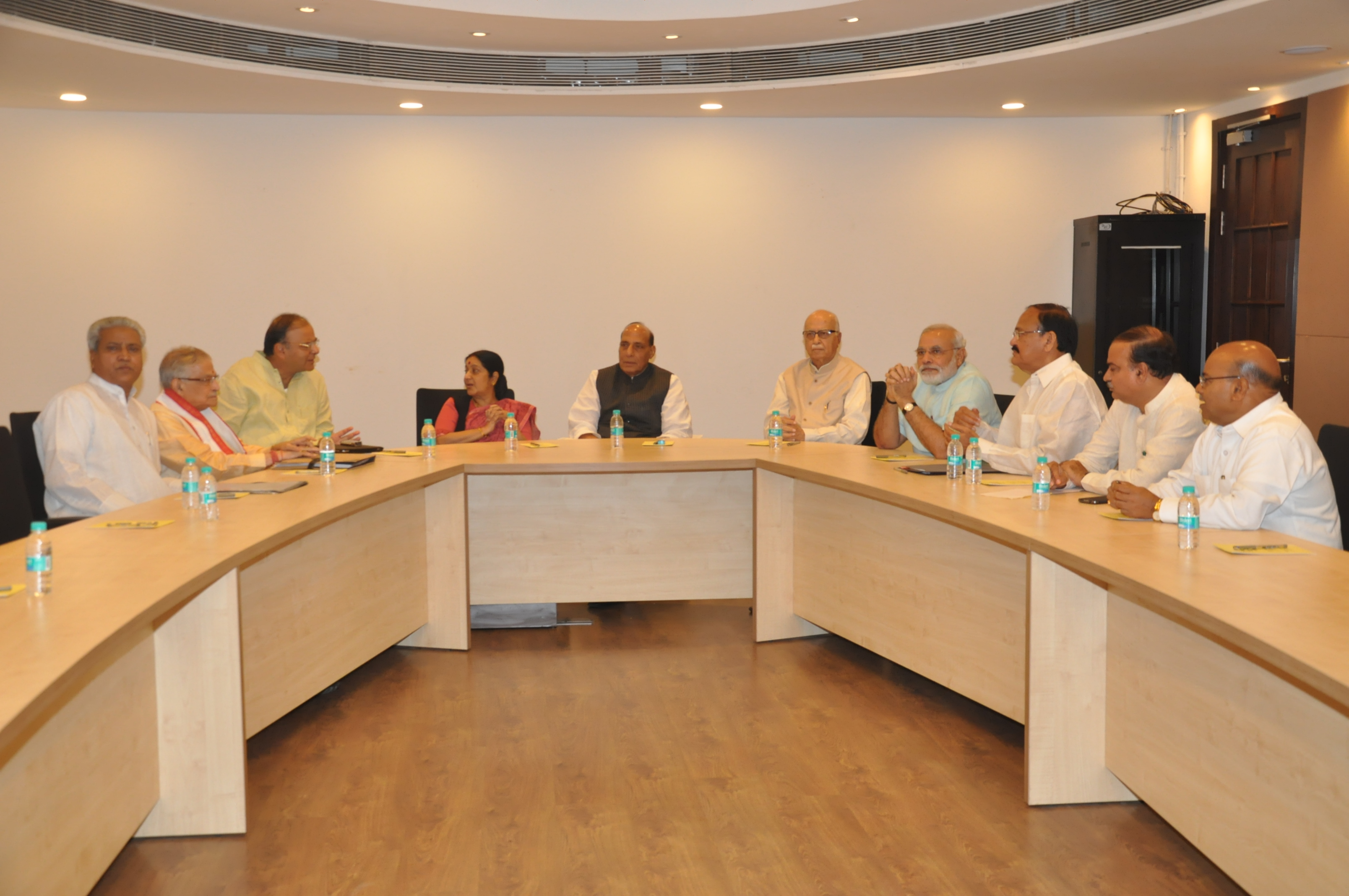 BJP Parliamentary Board Meeting at 11, Ashoka Road on July 08, 2013