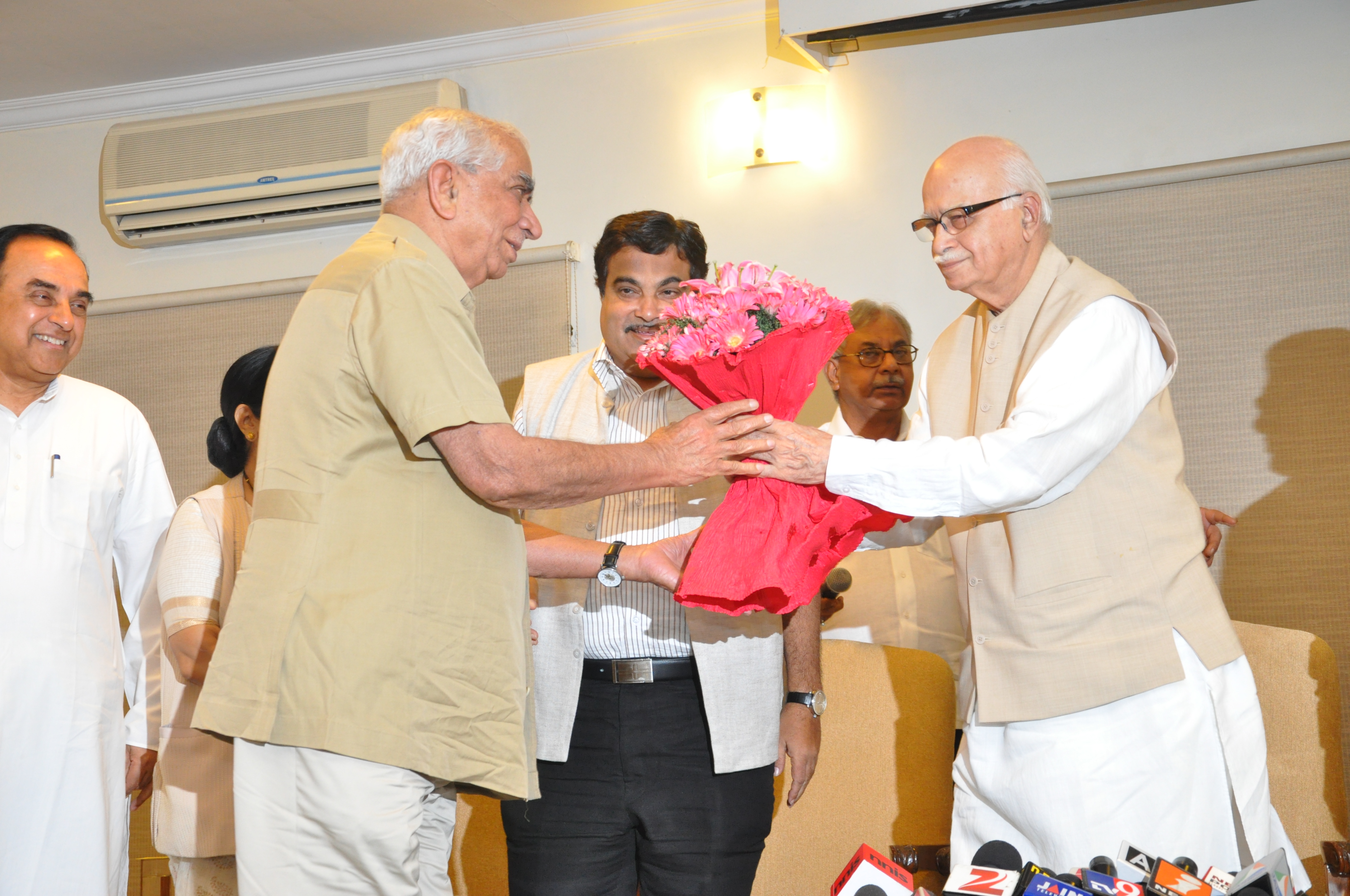 NDA meeting at Shri L.K. Advaniji''s residence 30, Prithviraj Road, New Delhi on July 16, 2012