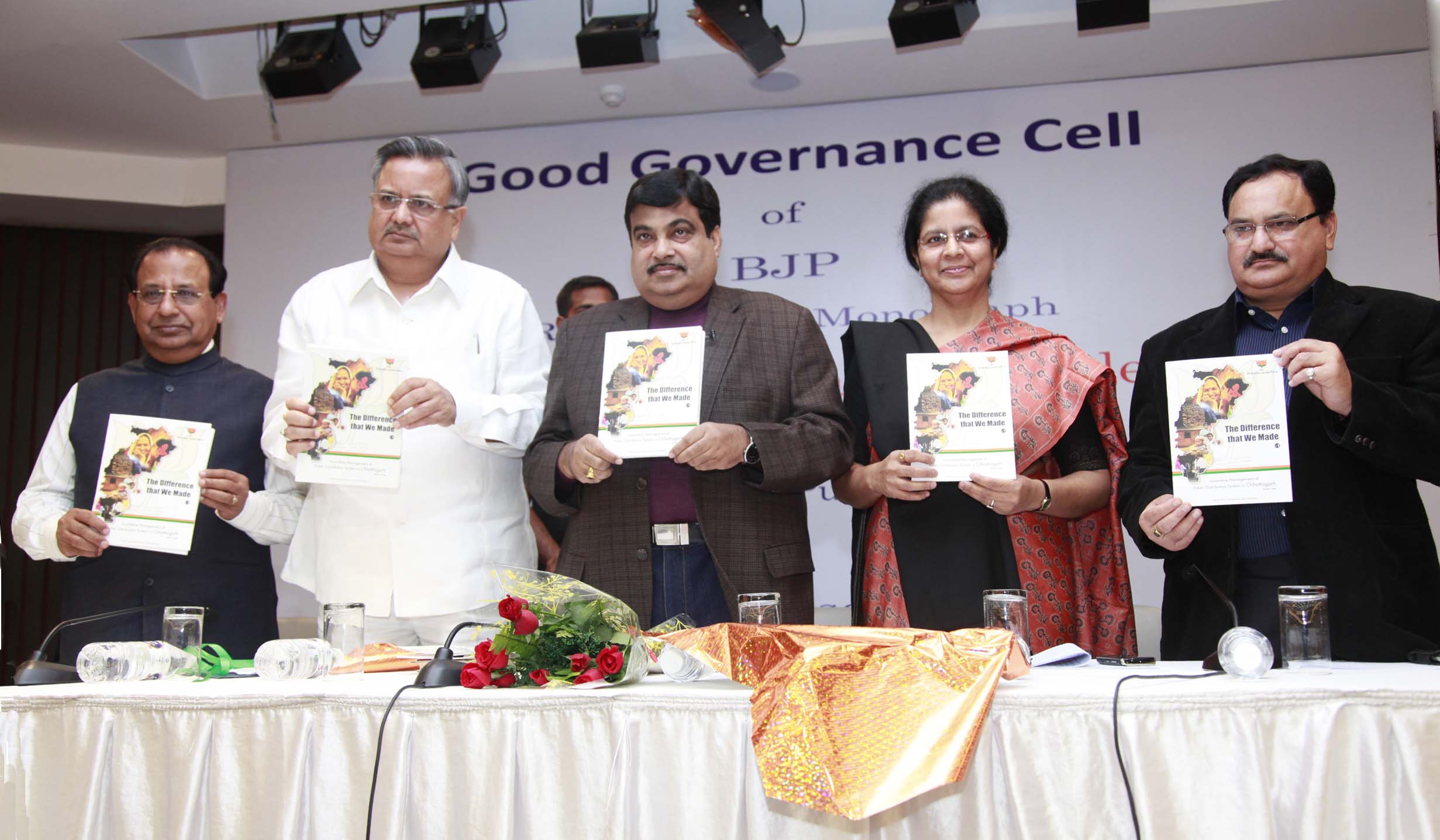 Release 1st Monograph regarding PDS in Chattisgarh organised by BJP Good Governance Cell Multipurpose Hall, India International Centre, Lodhi Road, New Delhi on December 01, 2011