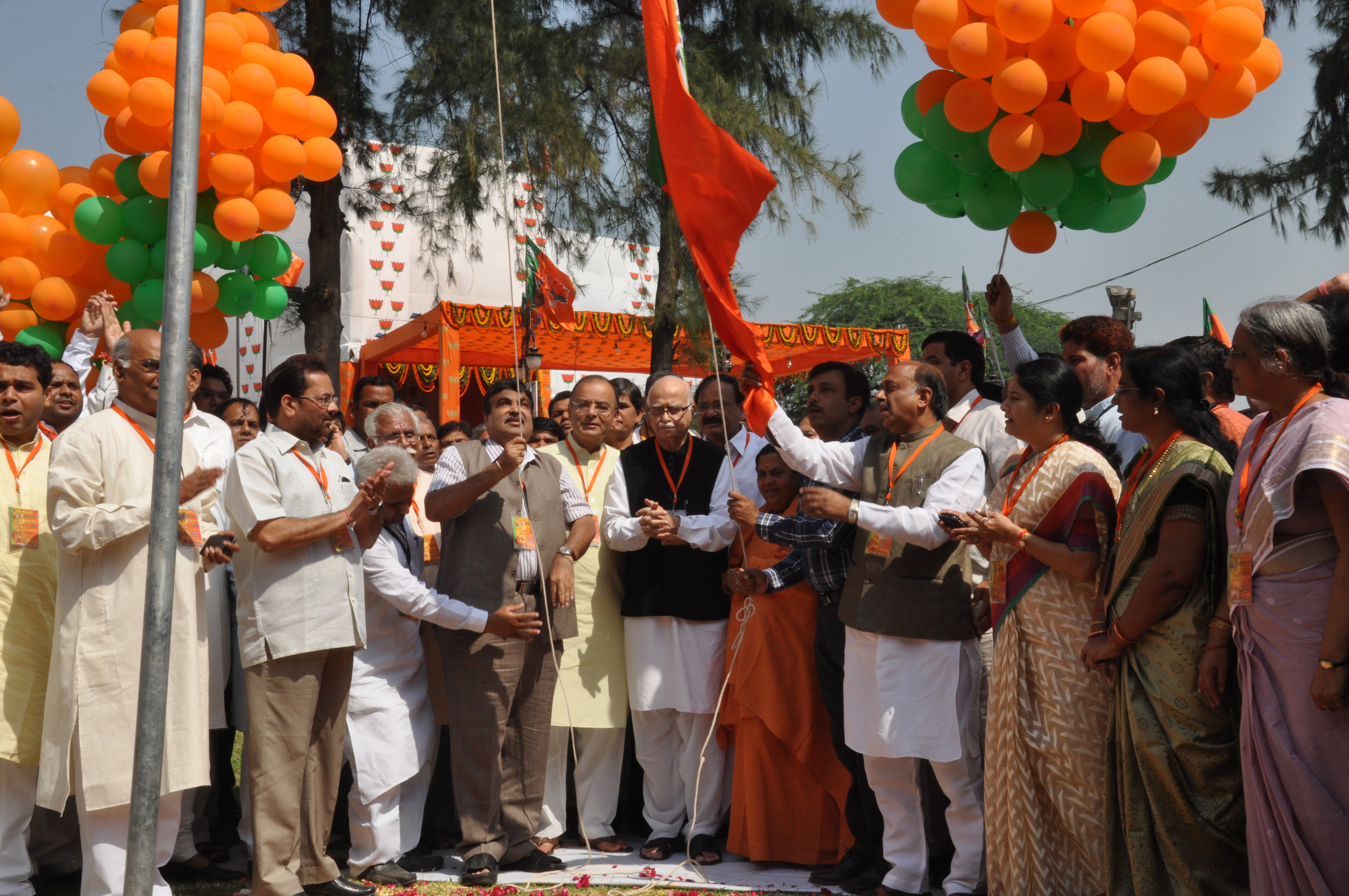 BJP National Council Meeting at hotel Rajhans, Surajkund, Faridabad (Haryana) on September 27, 2012