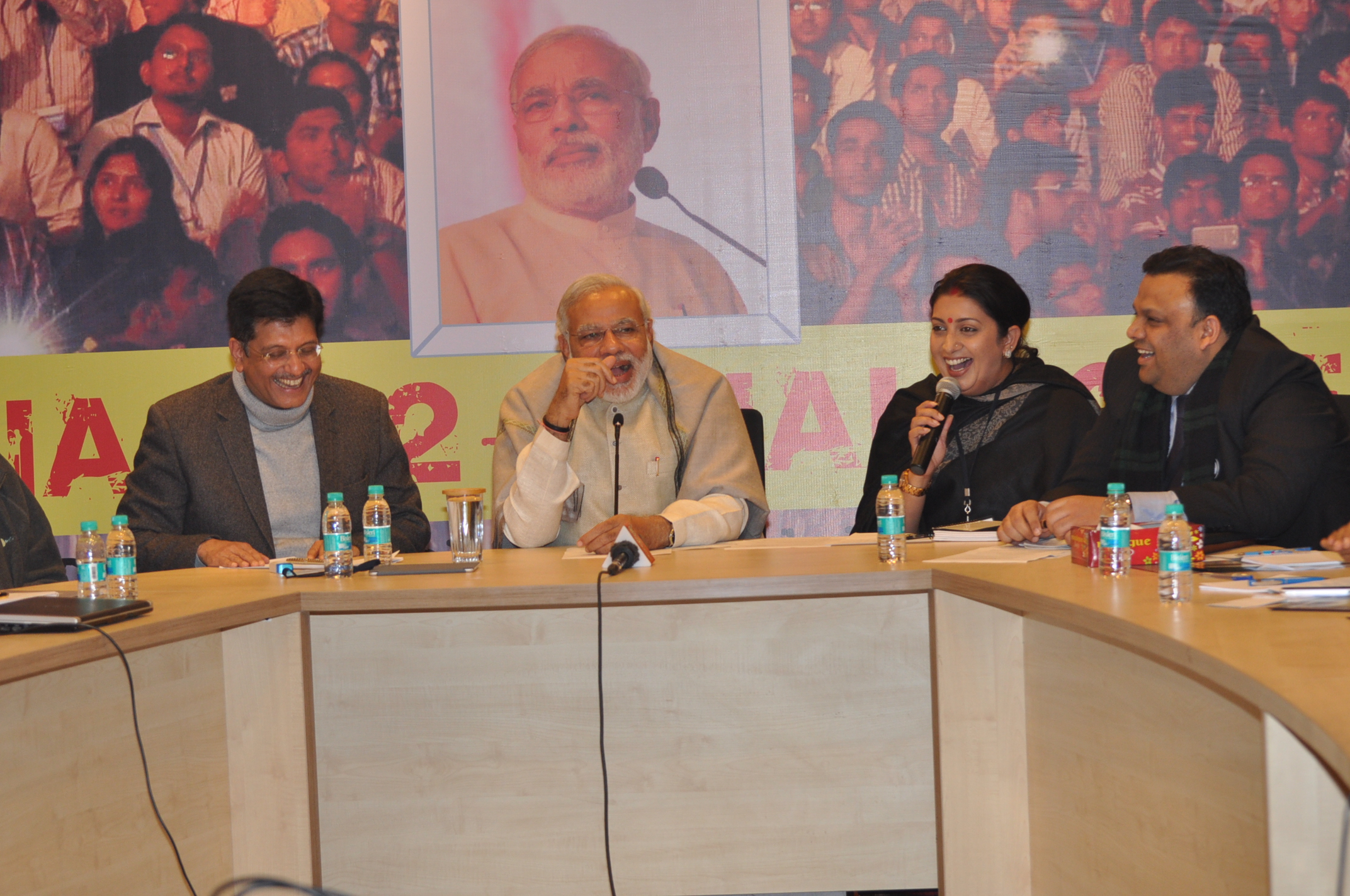 India 272+ Dialogues, Discuss, Debate and Deliberate with Shri Narendra Modi at 11, Ashoka Road, New Delhi on January 9, 2014