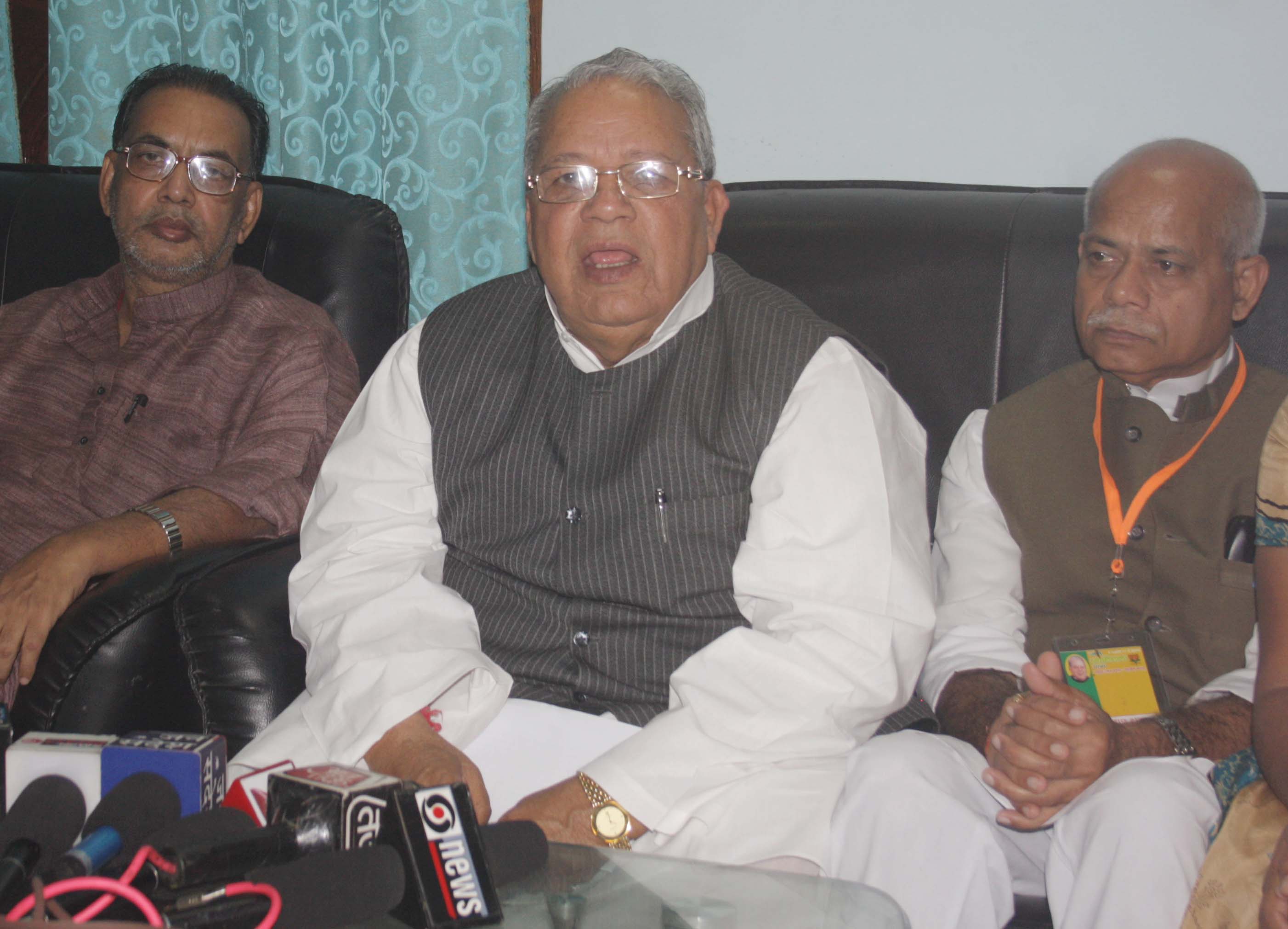 Shri Kalraj Mishra during Jan Swabhiman Yatra at Etawah (Uttar Pradesh) on November 11, 2011