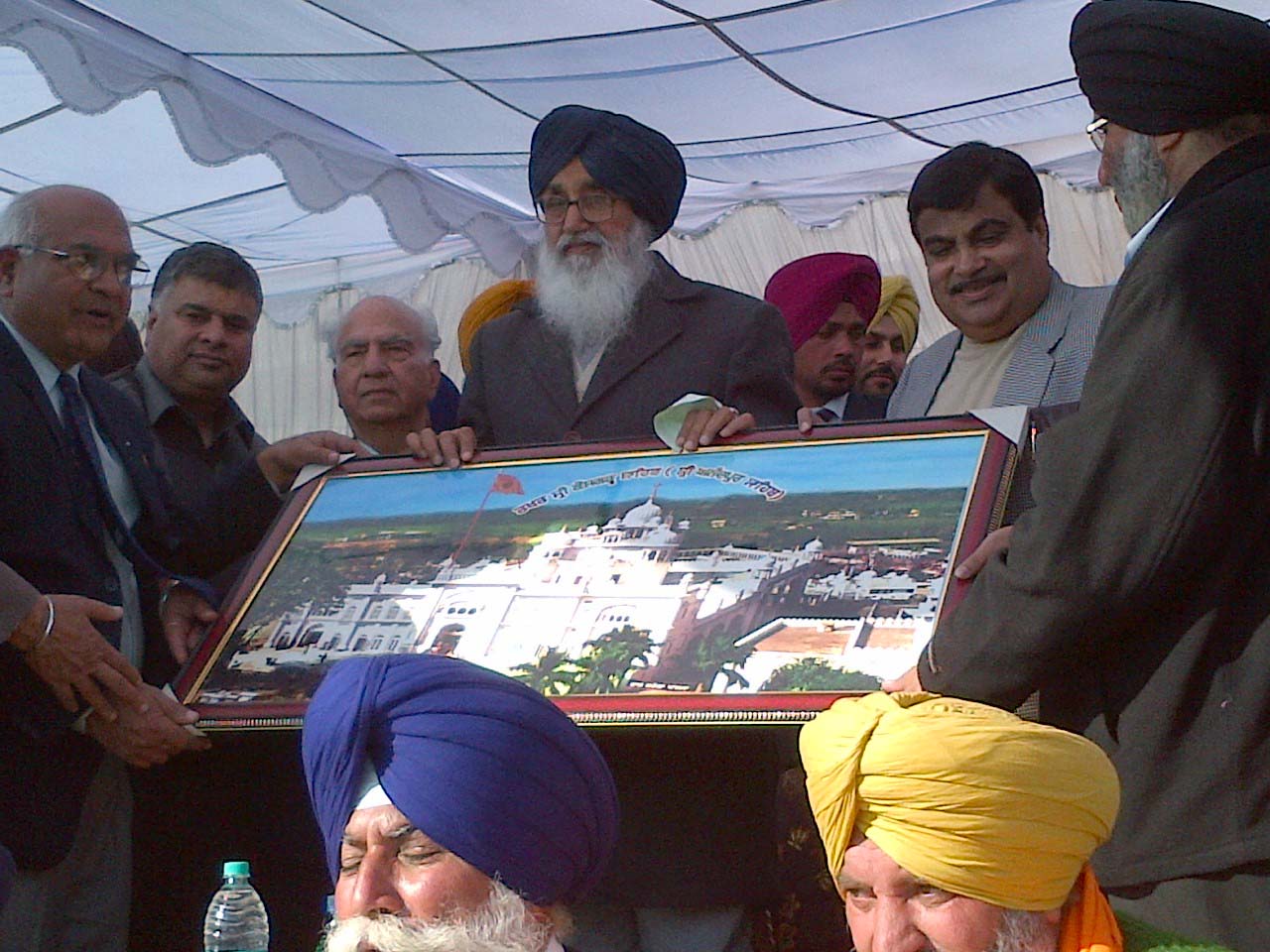 BJP National President, addressing public meetings at Nangal and Noorpur (Punjab) on January 24, 2012