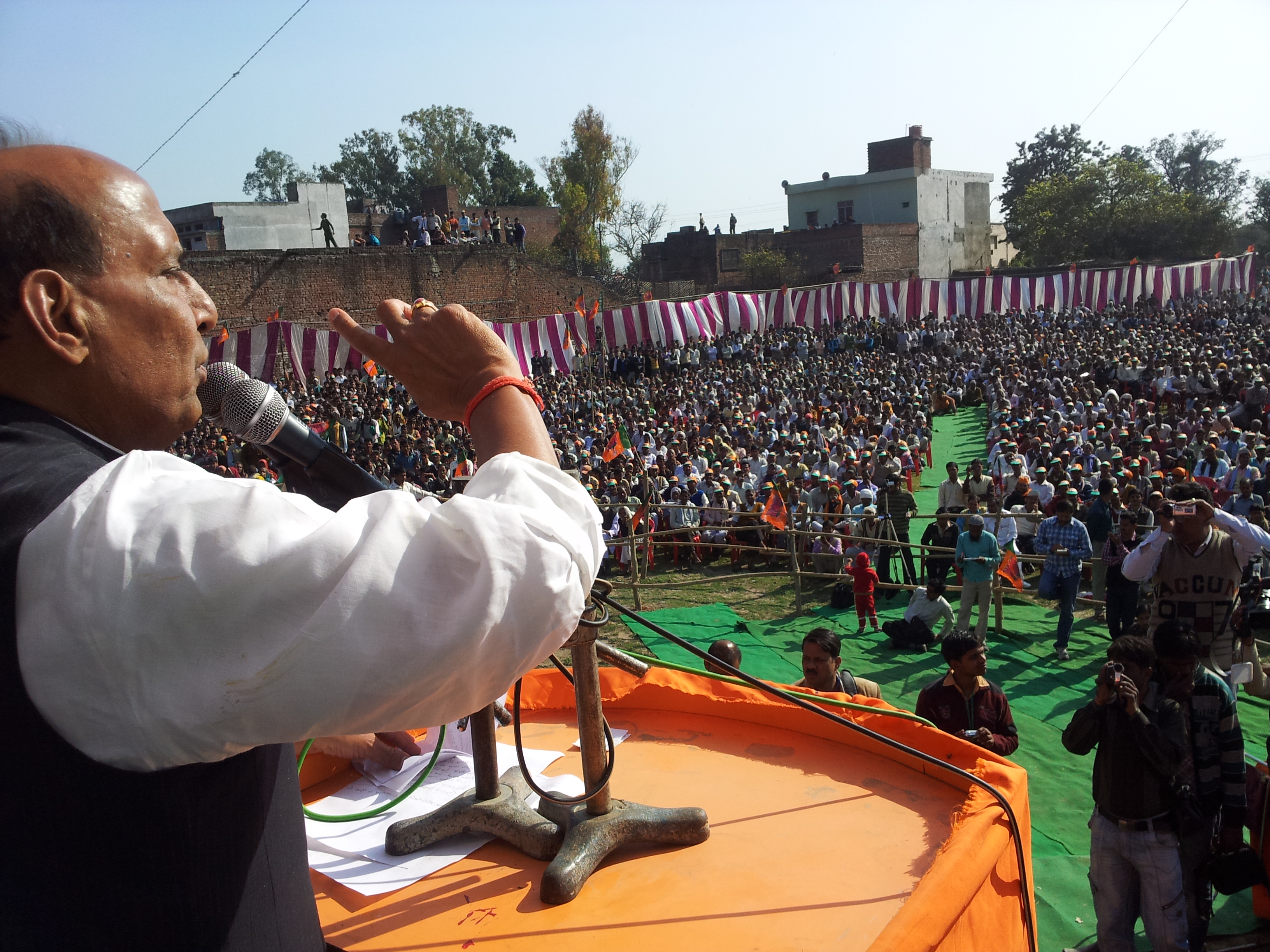 Salient points of speech by Former BJP President, Shri Rajnath Singh at Bisouli, Bandaun Constituency (Uttar Pradesh) on February 29, 2012