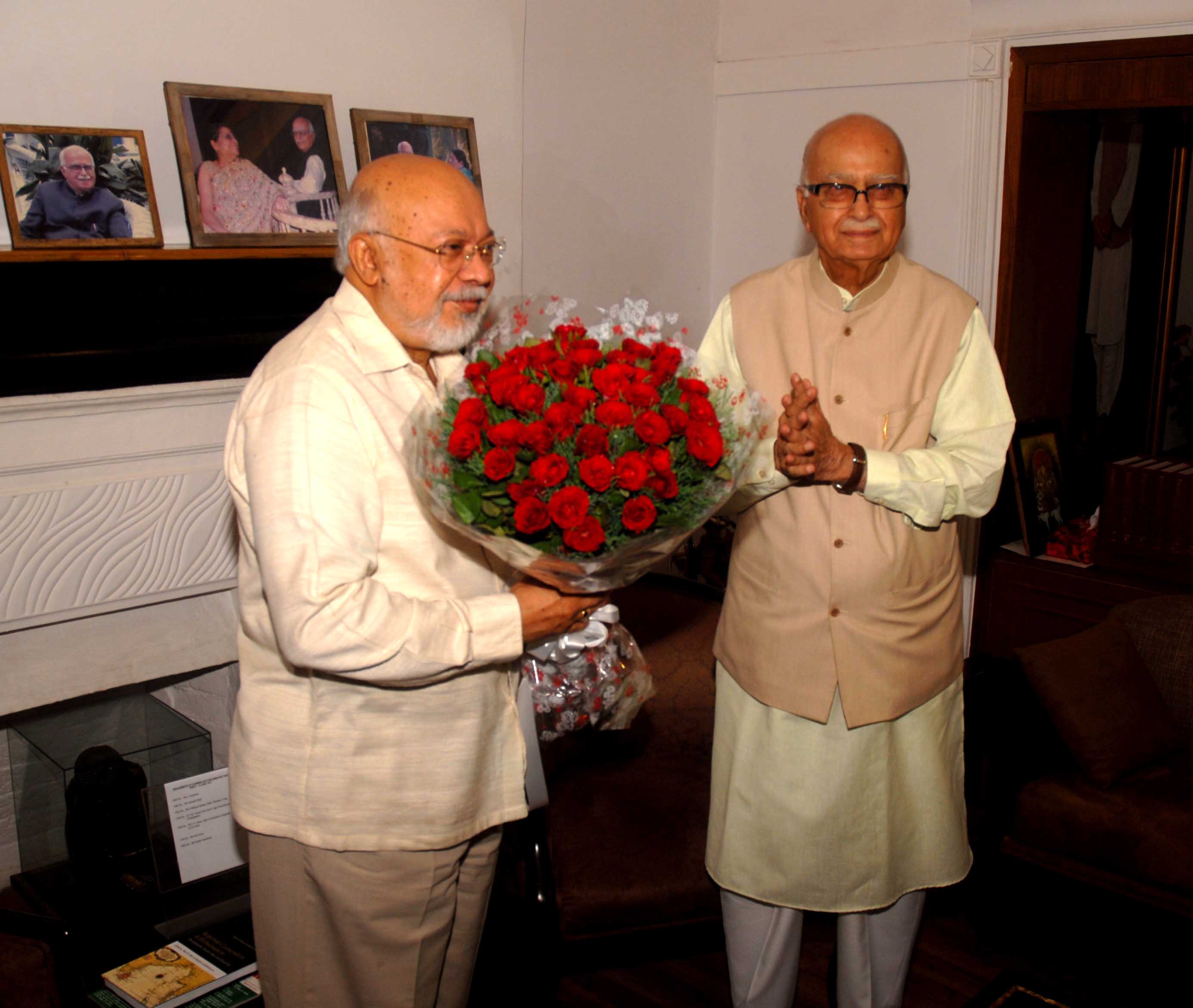 Shri L.K. Advaniji's meeting with Bangladeshi High Commissioner, Mr. Ahmad Tariq Karim at 30, Prithviraj Road, New Delhi on June 14, 2013