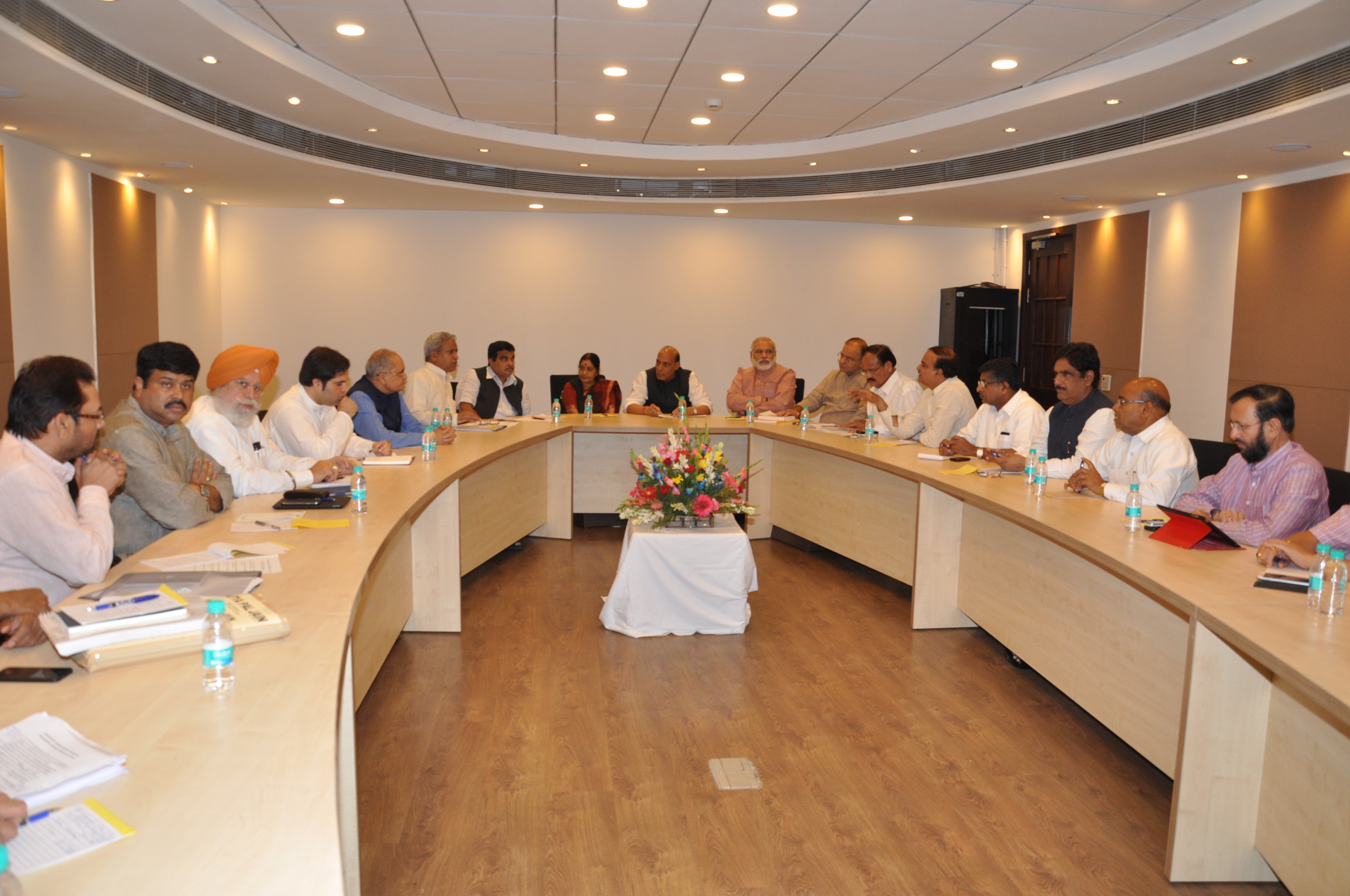 BJP Election Campaign Committee Meeting at 11, Ashoka Road, New Delhi on August 01, 2013