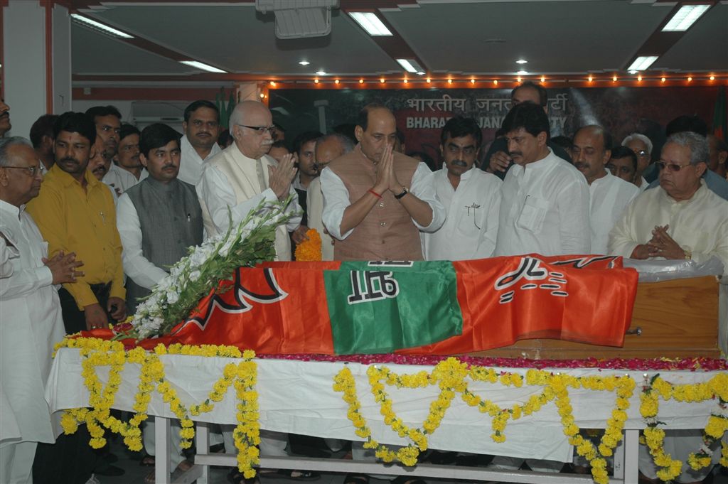 Last homage to BJP veteran Shri Pyarelal Khandelwal Jee on October 6, 2009