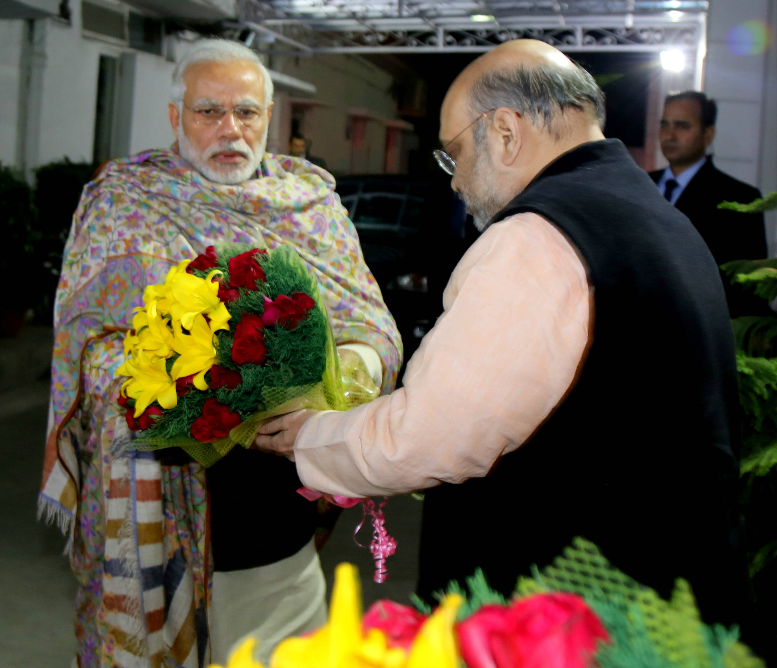 BJP CEC Meeting for forthcoming assembly elections in Uttar Pradesh and Manipur in presence of Hon'ble PM Sh. Narendra Modi and Sh. Amit Shah 11, Ashoka Road, on January 19, 2017