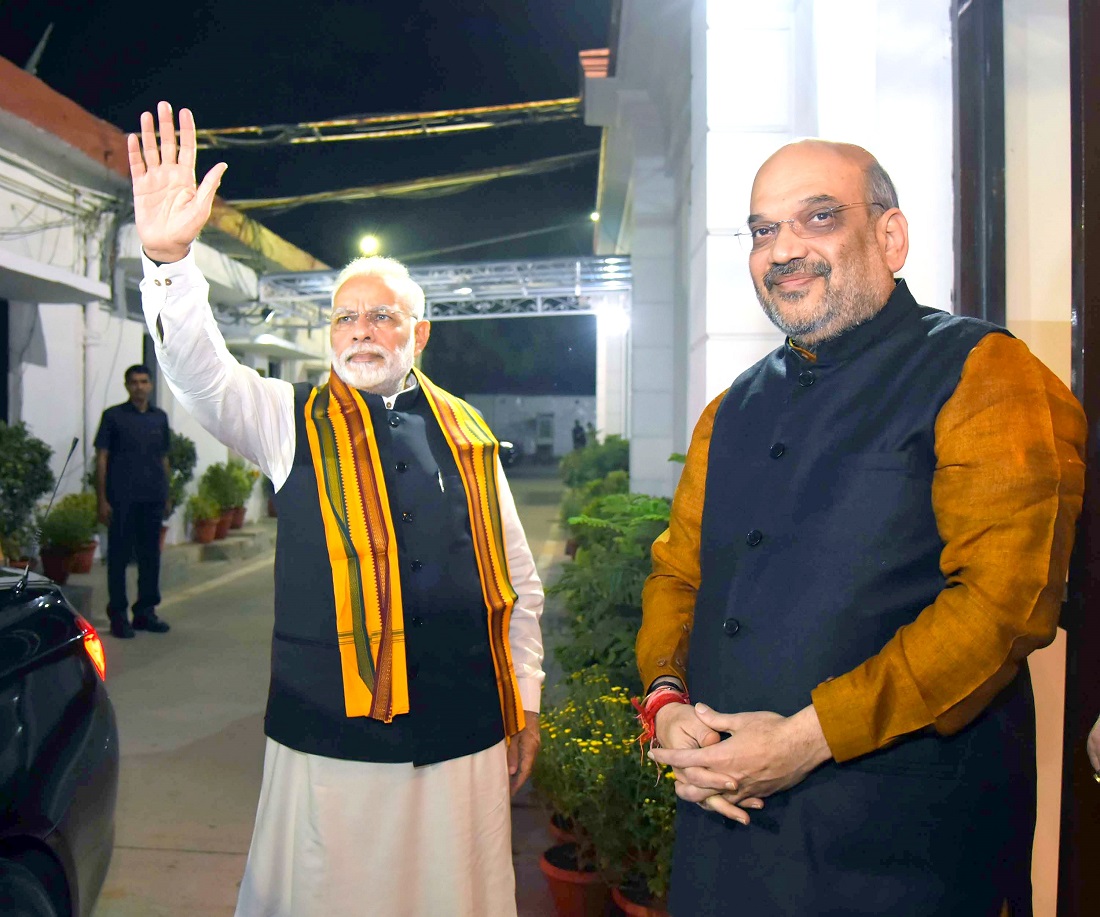 BJP Central Election Committee Meeting for Gujarat Assembly Elections at 11, Ashok Road, New Delhi