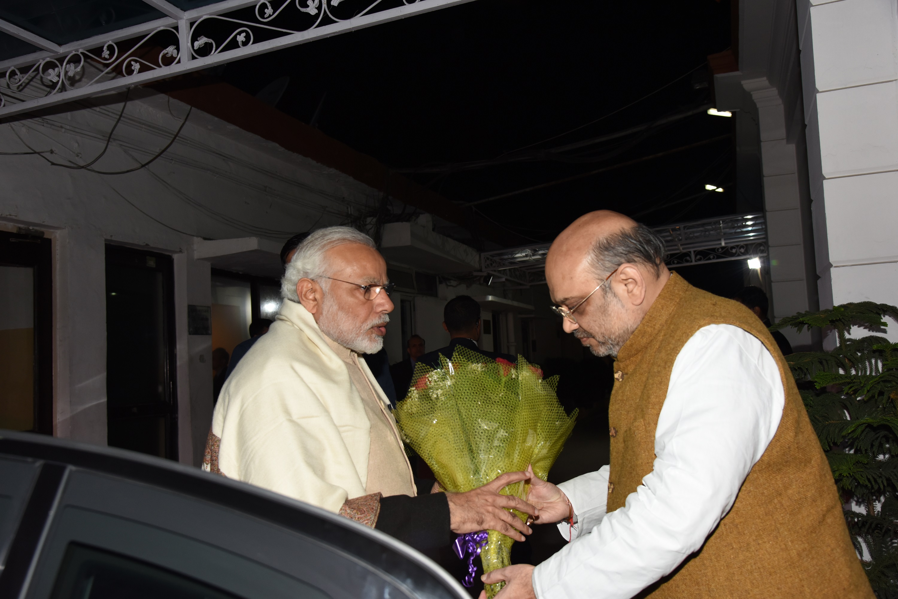 BJP Central Election Committee Meeting in presence of Hon'ble PM Shri Narendra Modi and BJP National President Shri Amit Shah 11, Ashok Road, New Delhi January 11, 2017