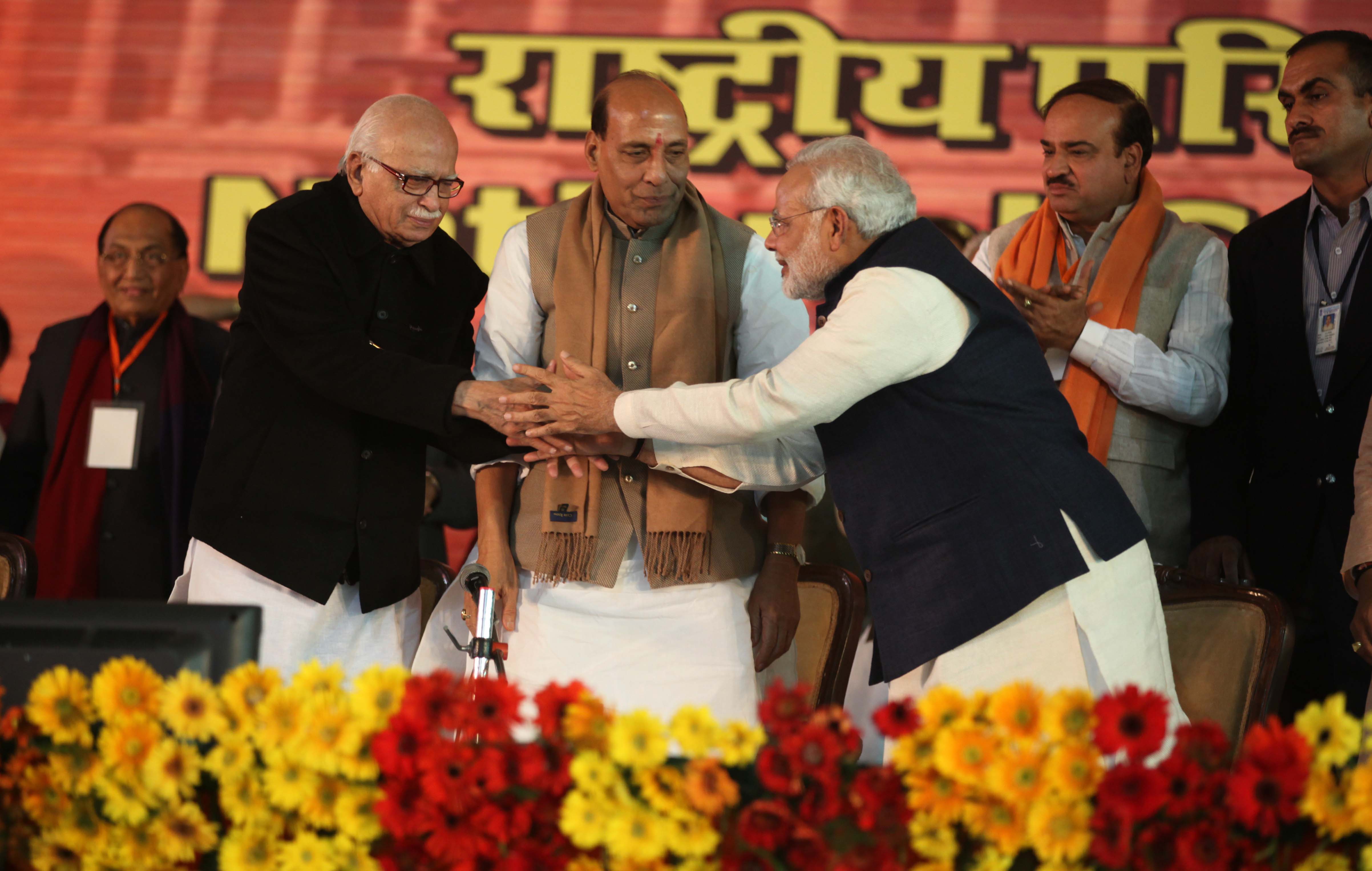 BJP National Council Meeting at Ramlila Ground, New Delhi on January 19, 2014