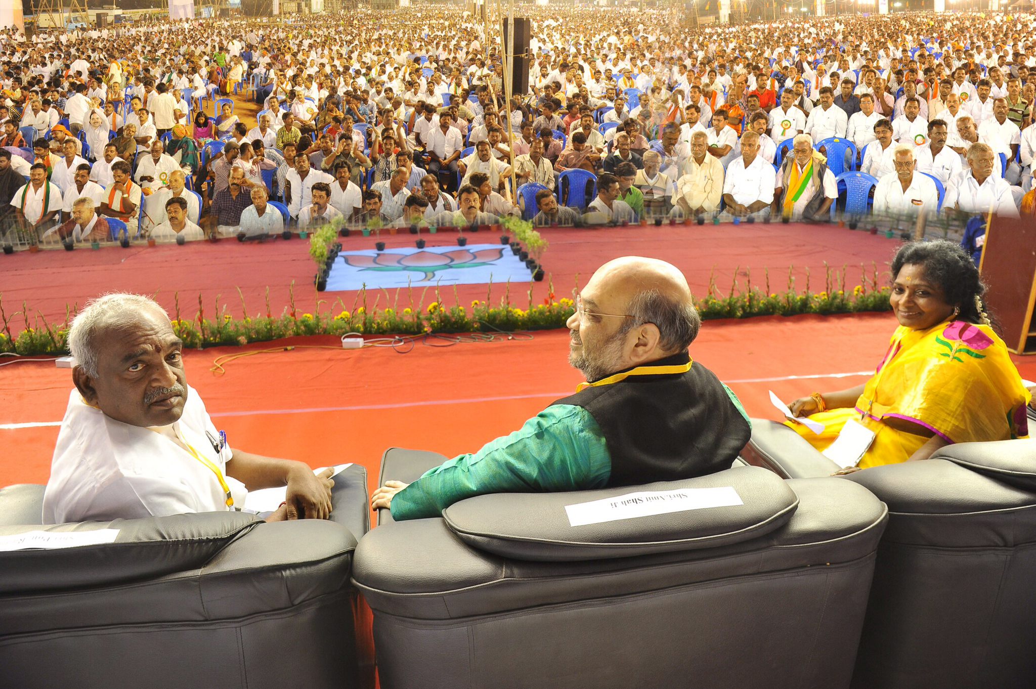 BJP National President Sh. Amit Shah ji's addressing public meeting at Maraimalai Nagar,Chennai,Tamil Nadu on December 21, 2014