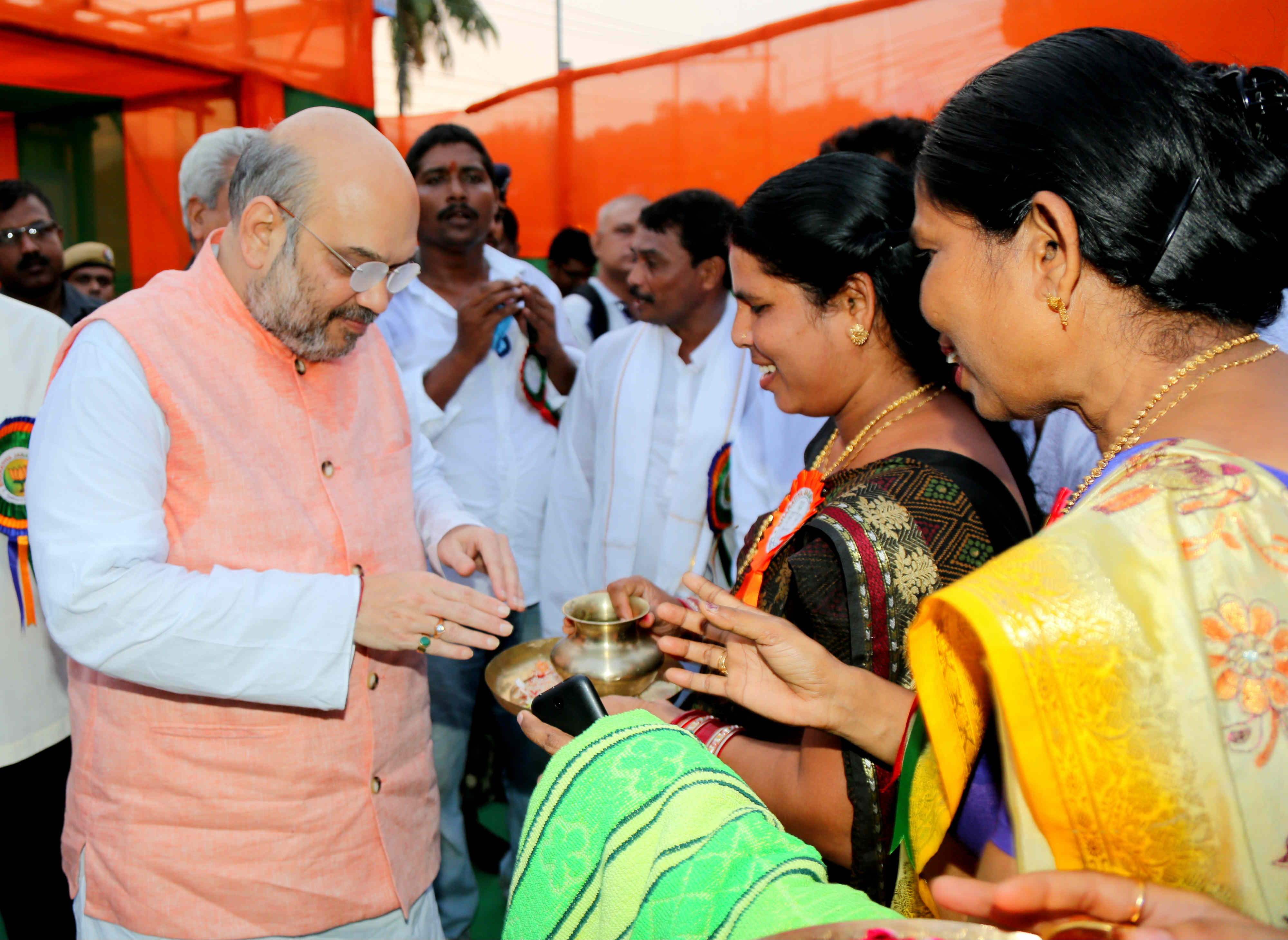 BJP National President, Shri Amit Shah addressing a public meeting at Junglighat, Port Blair (Andaman & Nicobar) on May 28, 2016