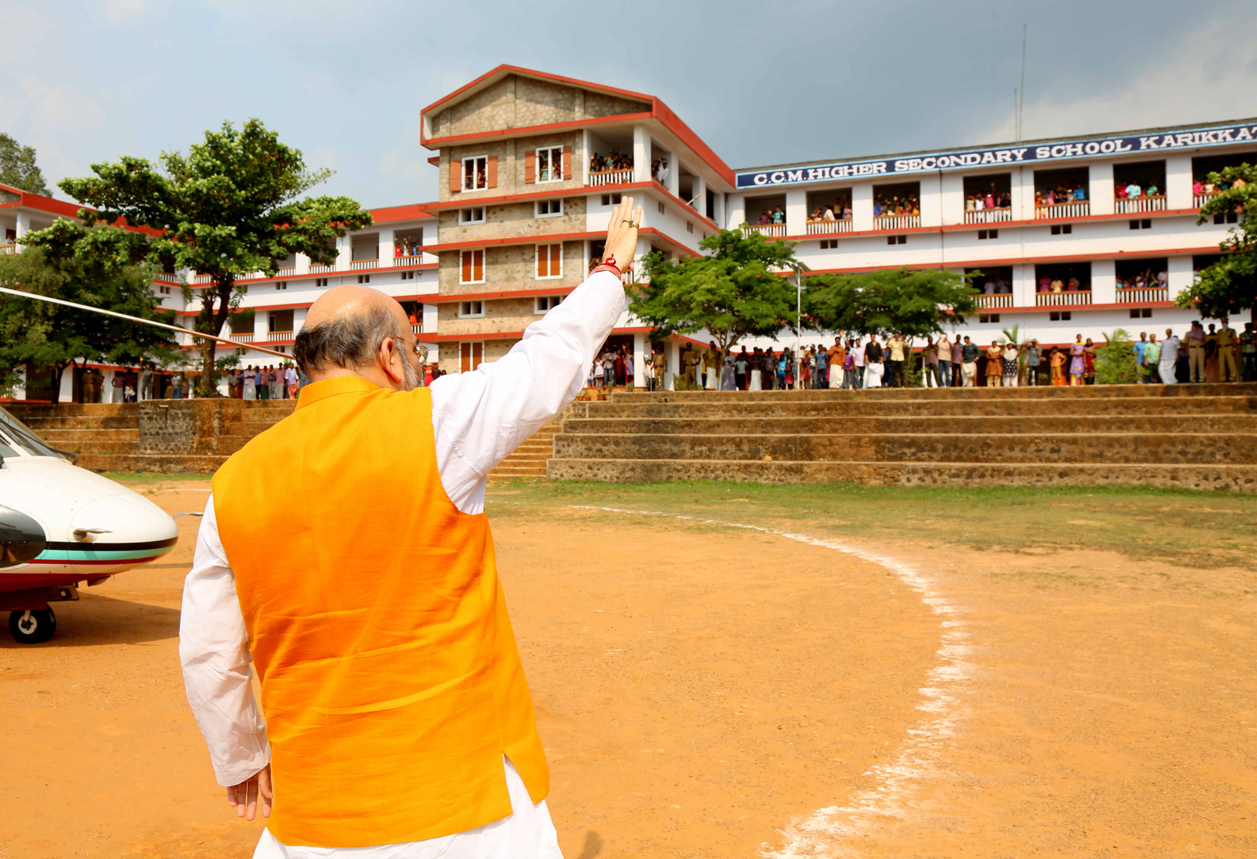 BJP National President Shri Amit Shah addressing a Public Meeting at Manimalakkunnu Panchayat Ground, Kanjirappally, Kottayam on May 05, 2016