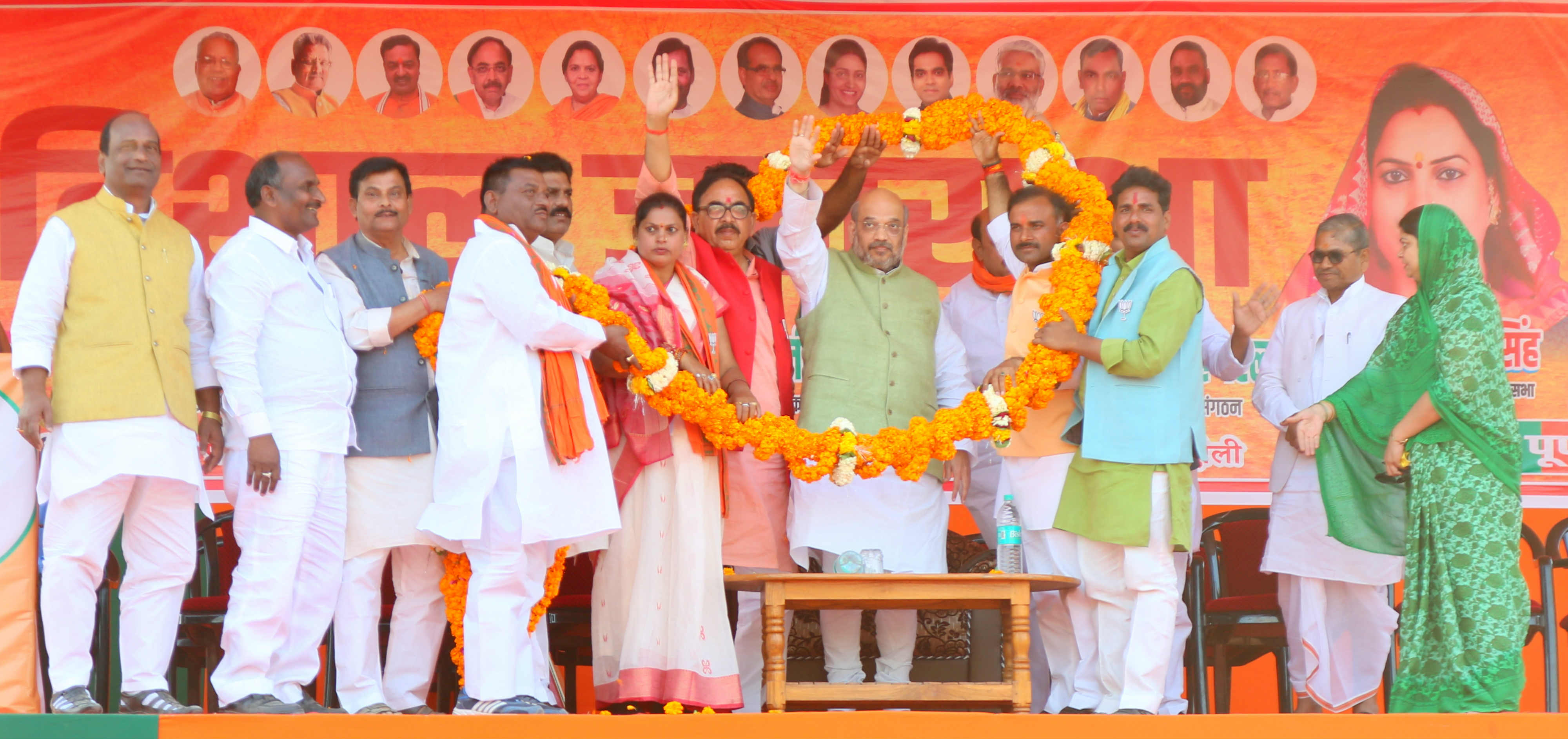 BJP National President Shri Amit Shah addressing a Public meeting in Mughalsarai, Chandauli on February 27, 2017