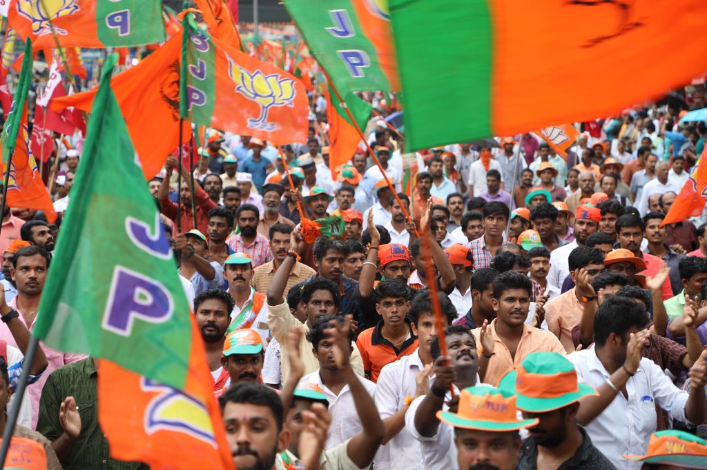 BJP National President Shri Amit Shah addressing a public meeting in Thiruvananthapuram, Kerala.