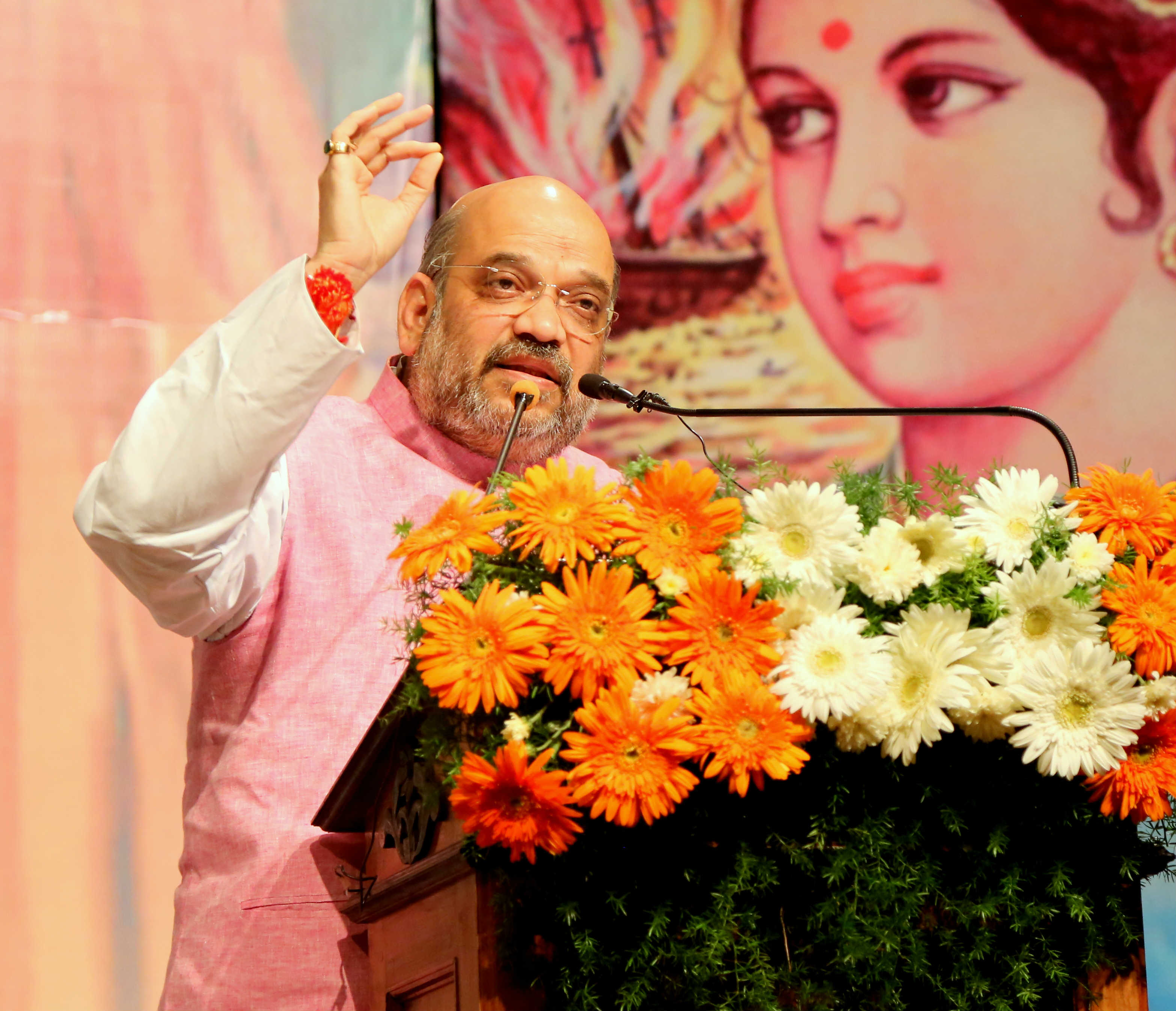 BJP National President, Shri Amit Shah addressing a public program "Azaadi 70-Yaad Karo Qurbani" in Mangalore (Karnataka) on August 21, 2016