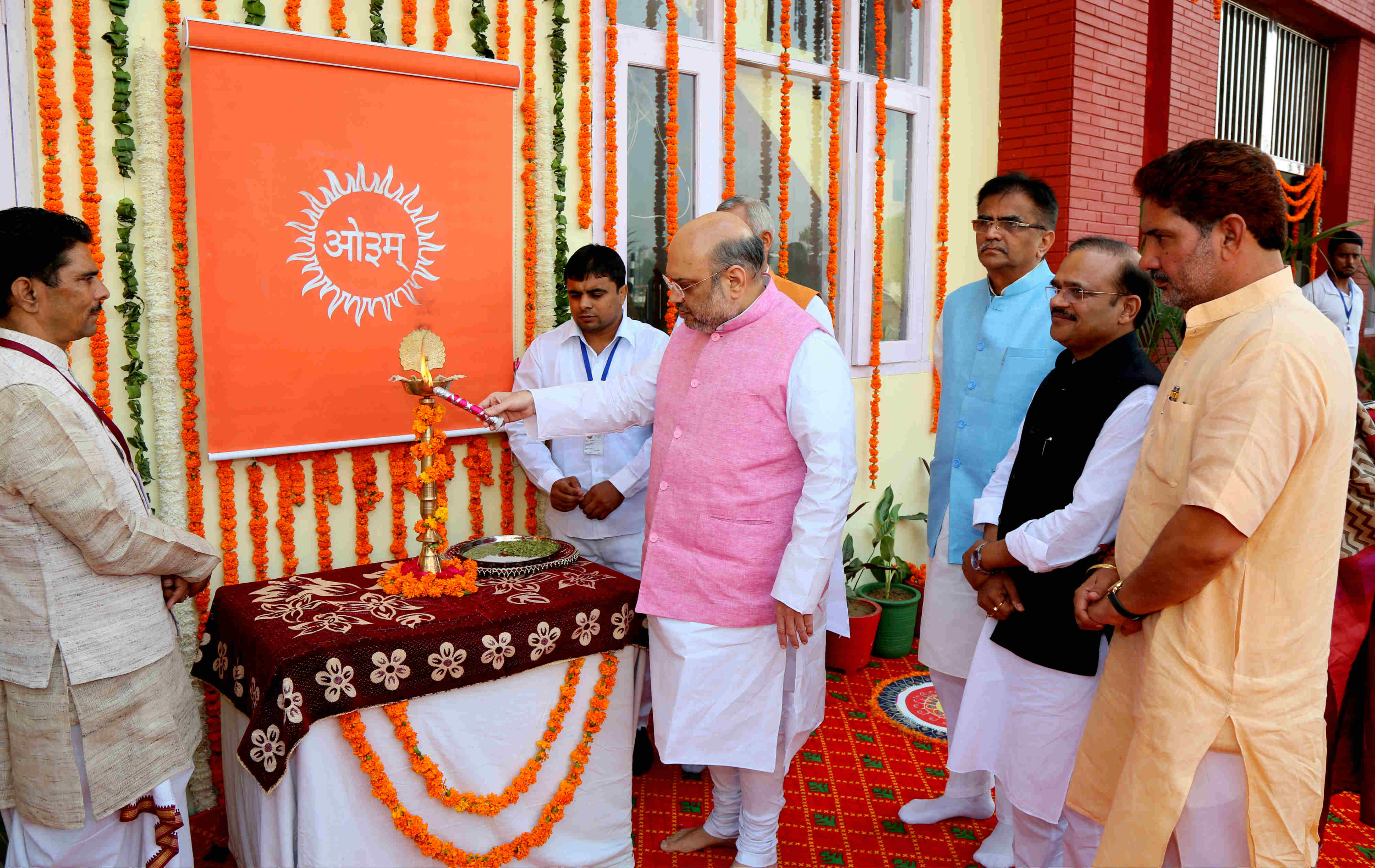 BJP National President, Shri Amit Shah addressing "Arya Yuva Maha-Sammelan" at Gurukul Kurukshetra, Kurukshetra (Haryana) on October 22, 2016