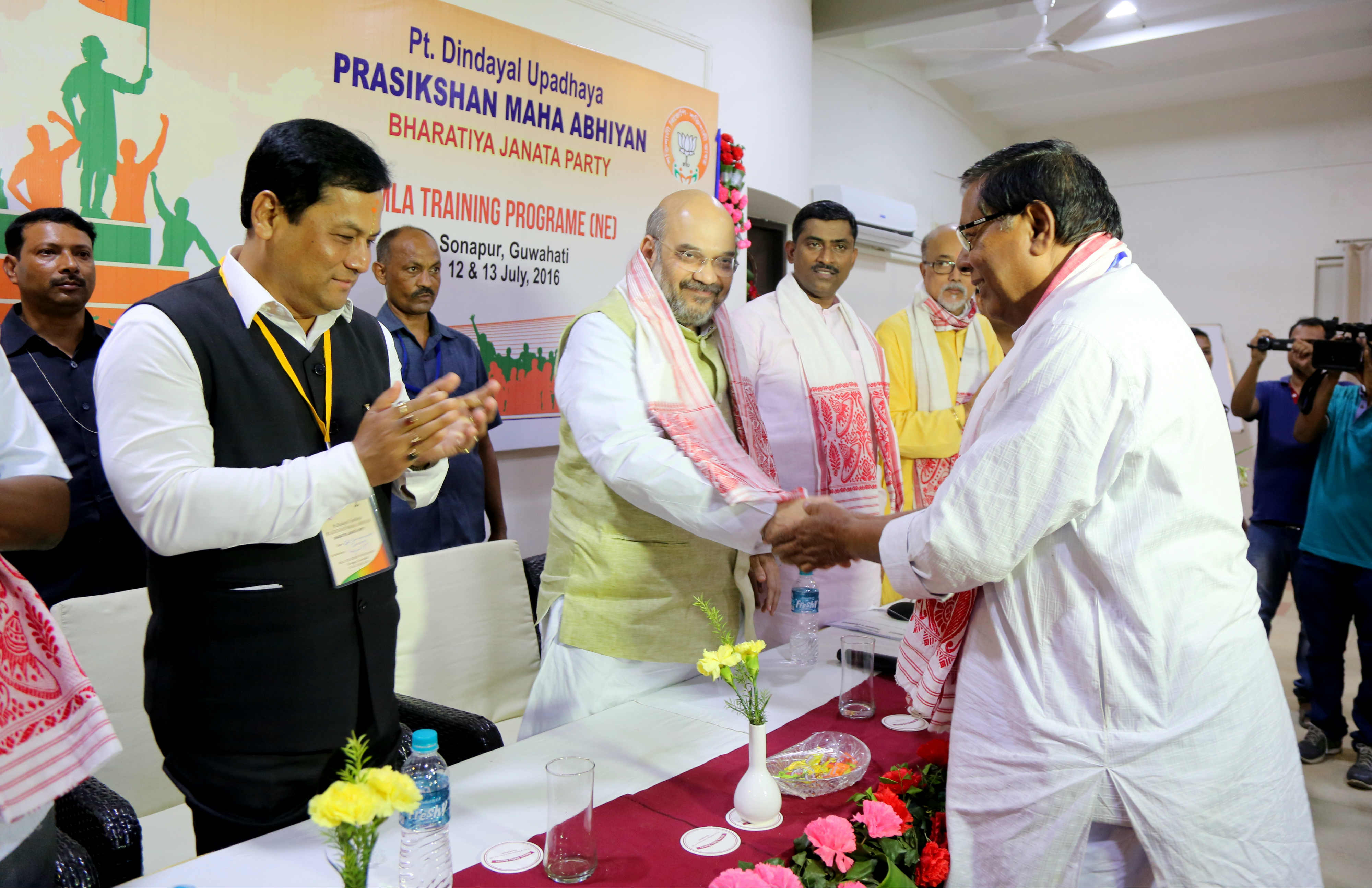 BJP National President, Shri Amit Shah addressing concluding session of MLA Training Program in Guwahati (Assam) on July 13, 2016