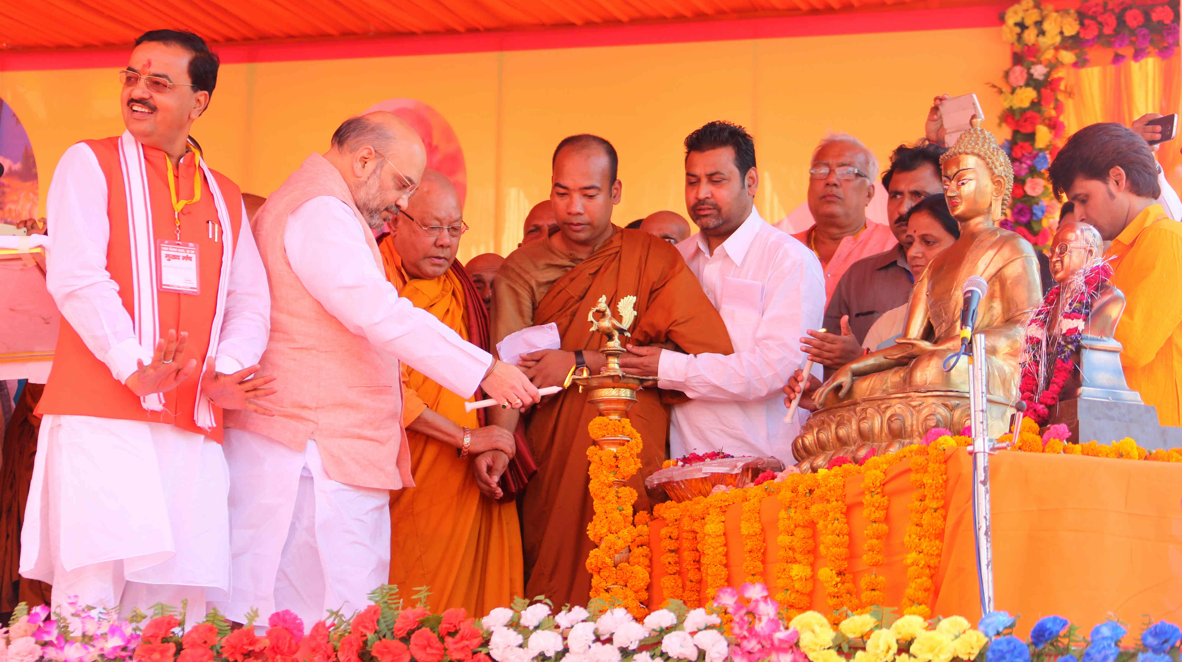 BJP National President, Shri Amit Shah addressing Dham Chetna Yatra in Kanpur, Uttar Pradesh on October 14, 2016