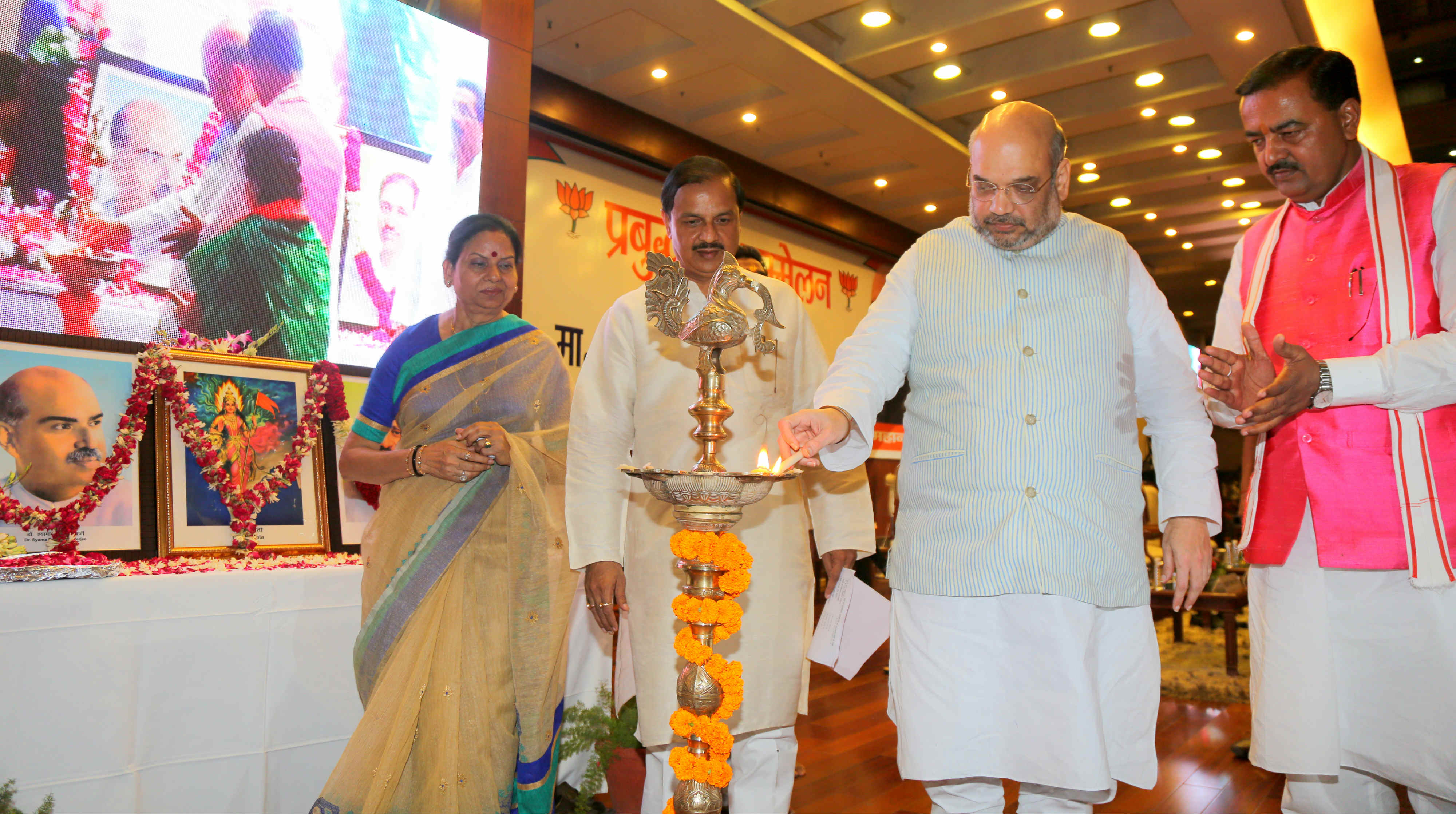 BJP National President, Shri Amit Shah addressing Intellectuals Meet in Noida (Uttar Pradesh) on June 30, 2016